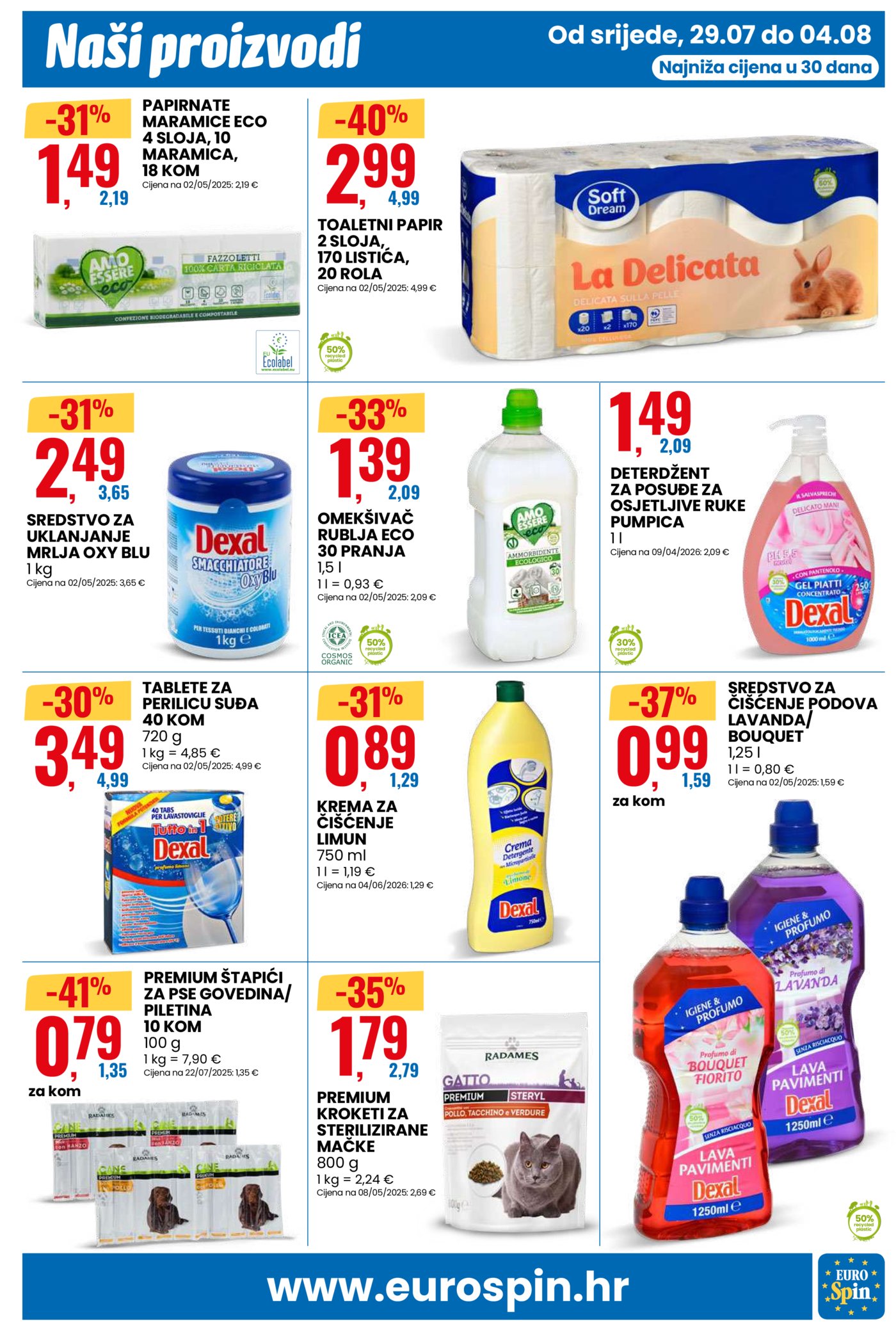 Eurospin katalog Pametna kupnja 29.07.-04.08.2026.