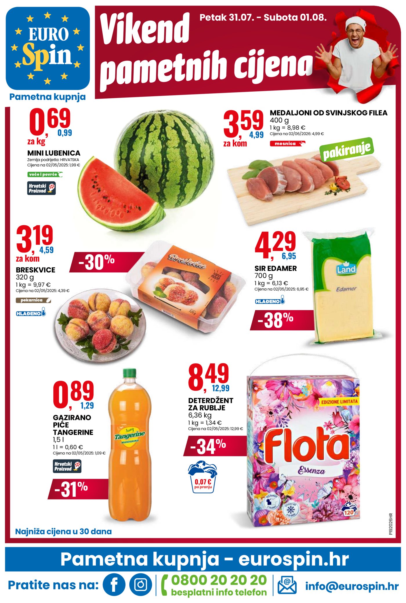 Eurospin katalog Pametna kupnja 29.07.-04.08.2026.