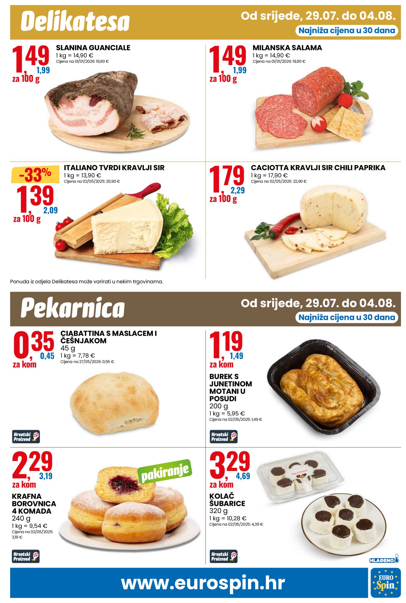 Eurospin katalog Pametna kupnja 29.07.-04.08.2026.