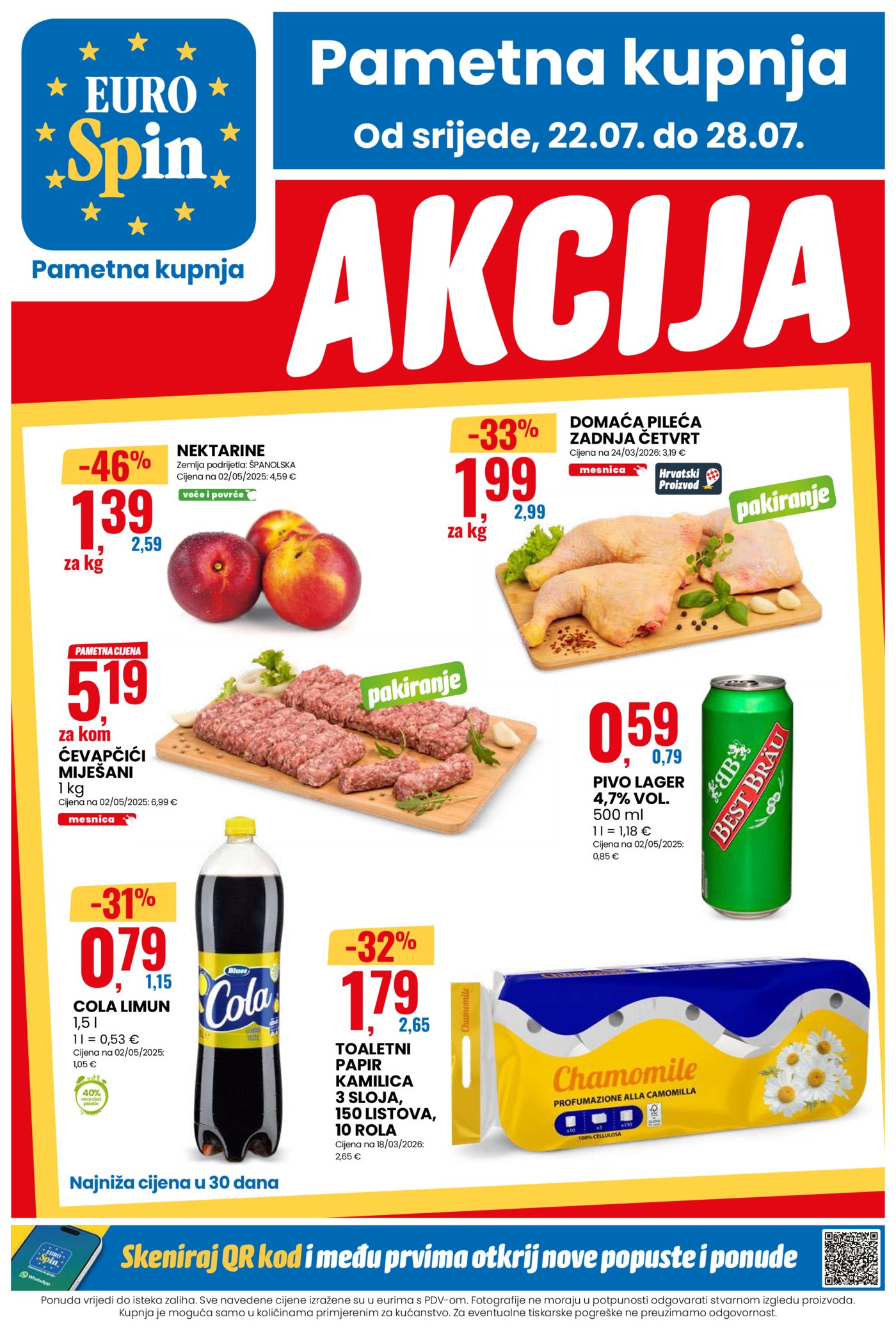 Eurospin katalog Pametna kupnja 22.07. - 28.07.2026.