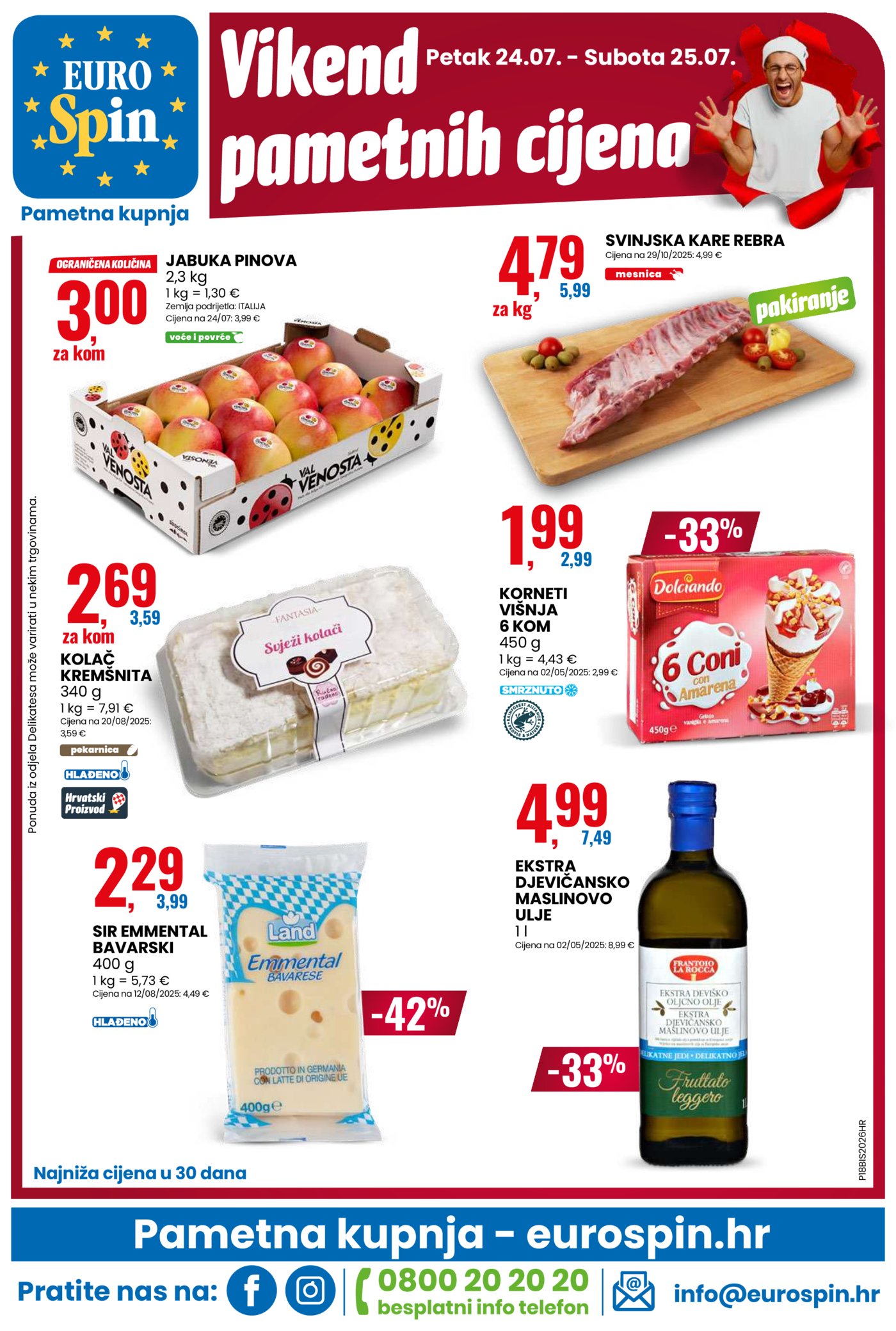 Eurospin katalog Pametna kupnja 22.07. - 28.07.2026.