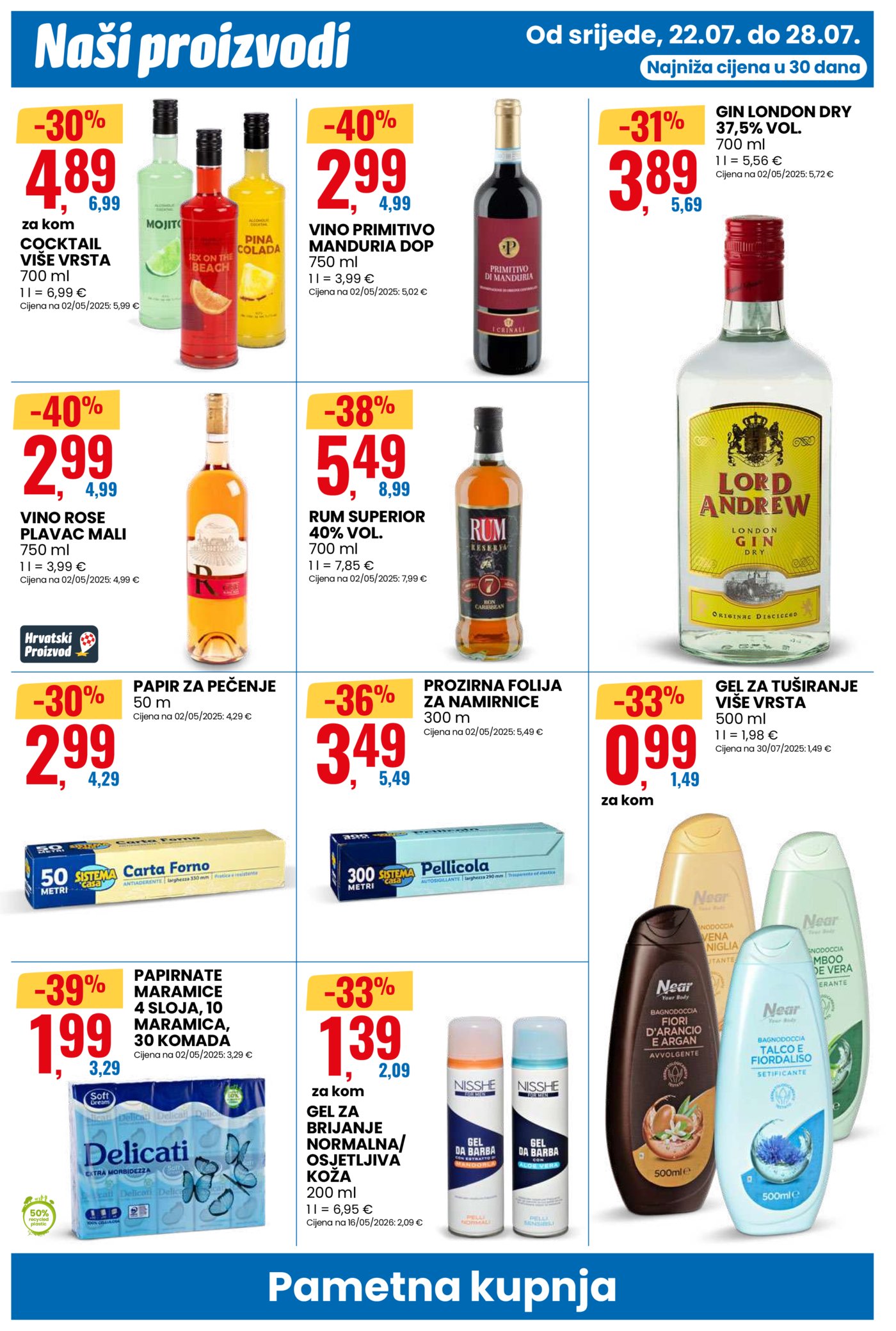 Eurospin katalog Pametna kupnja 22.07. - 28.07.2026.
