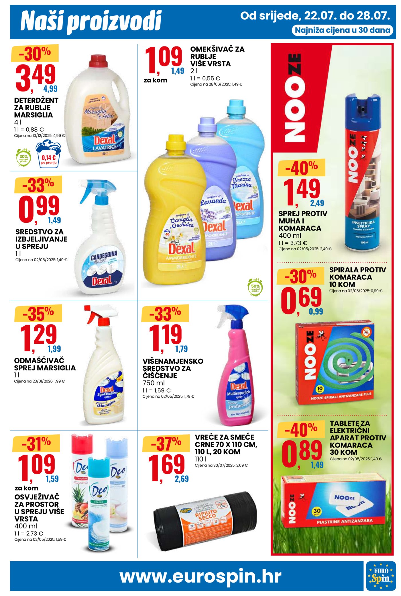 Eurospin katalog Pametna kupnja 22.07. - 28.07.2026.