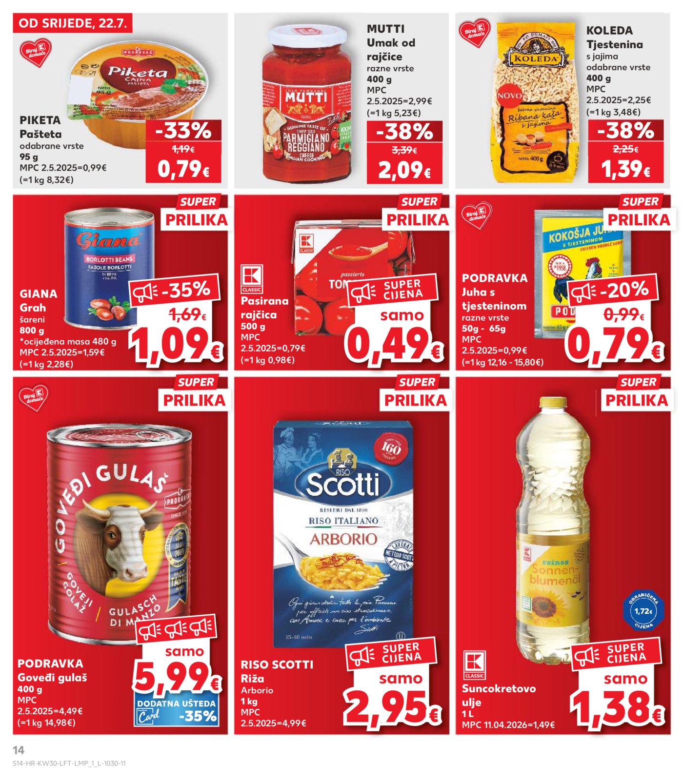 Kaufland katalog Akcija 22.07. - 28.07.2026.
