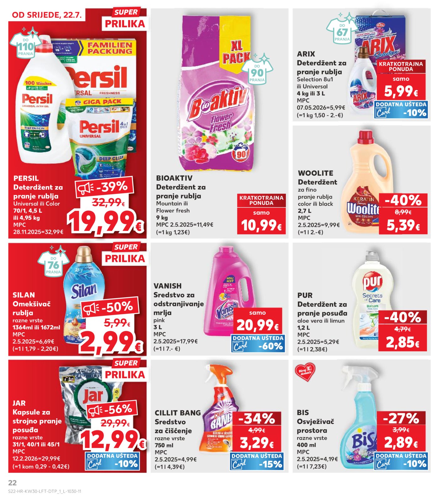 Kaufland katalog Akcija 22.07. - 28.07.2026.