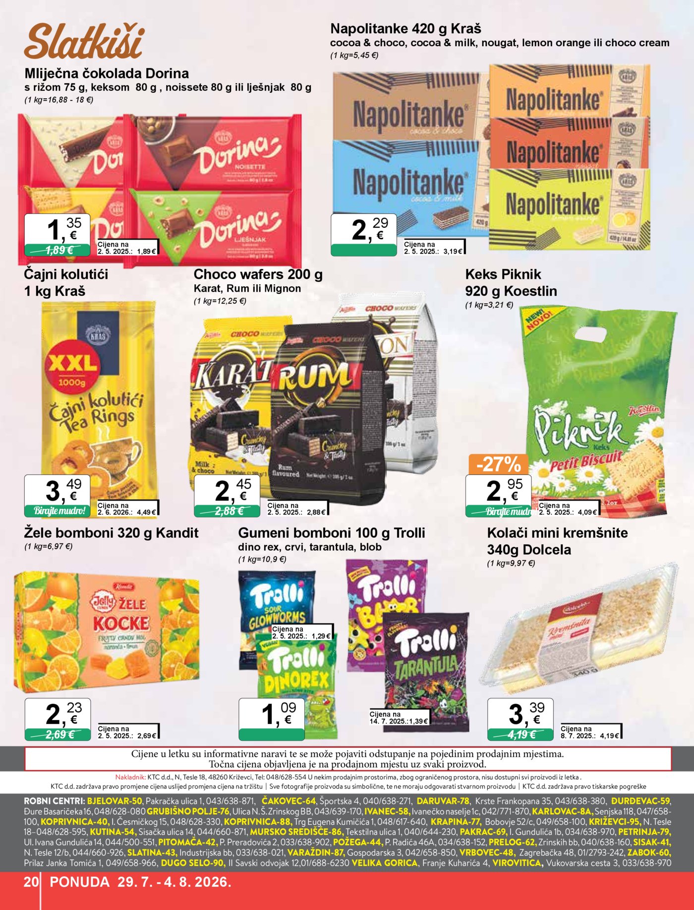 KTC katalog Široke potrošnje 29.07.-04.08.2026.