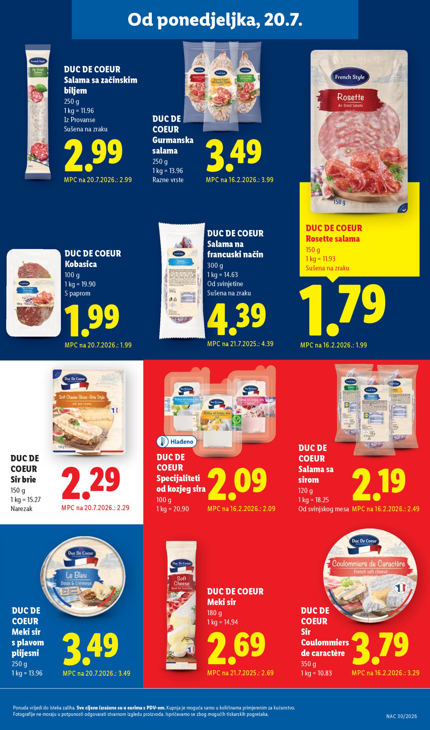 Lidl katalog super ponuda od ponedjeljka 20.07.-26.07.2026.