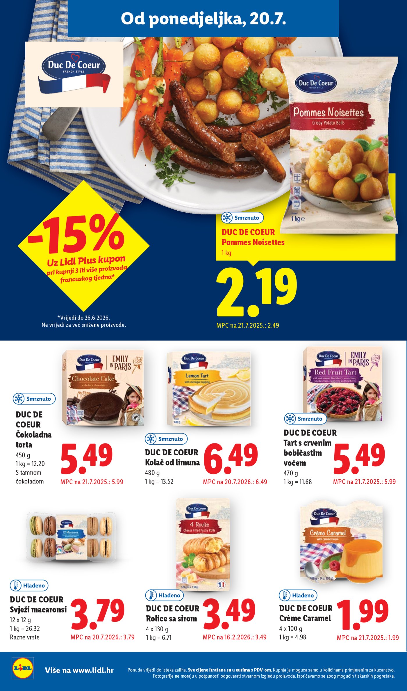 Lidl katalog super ponuda od ponedjeljka 20.07.-26.07.2026.