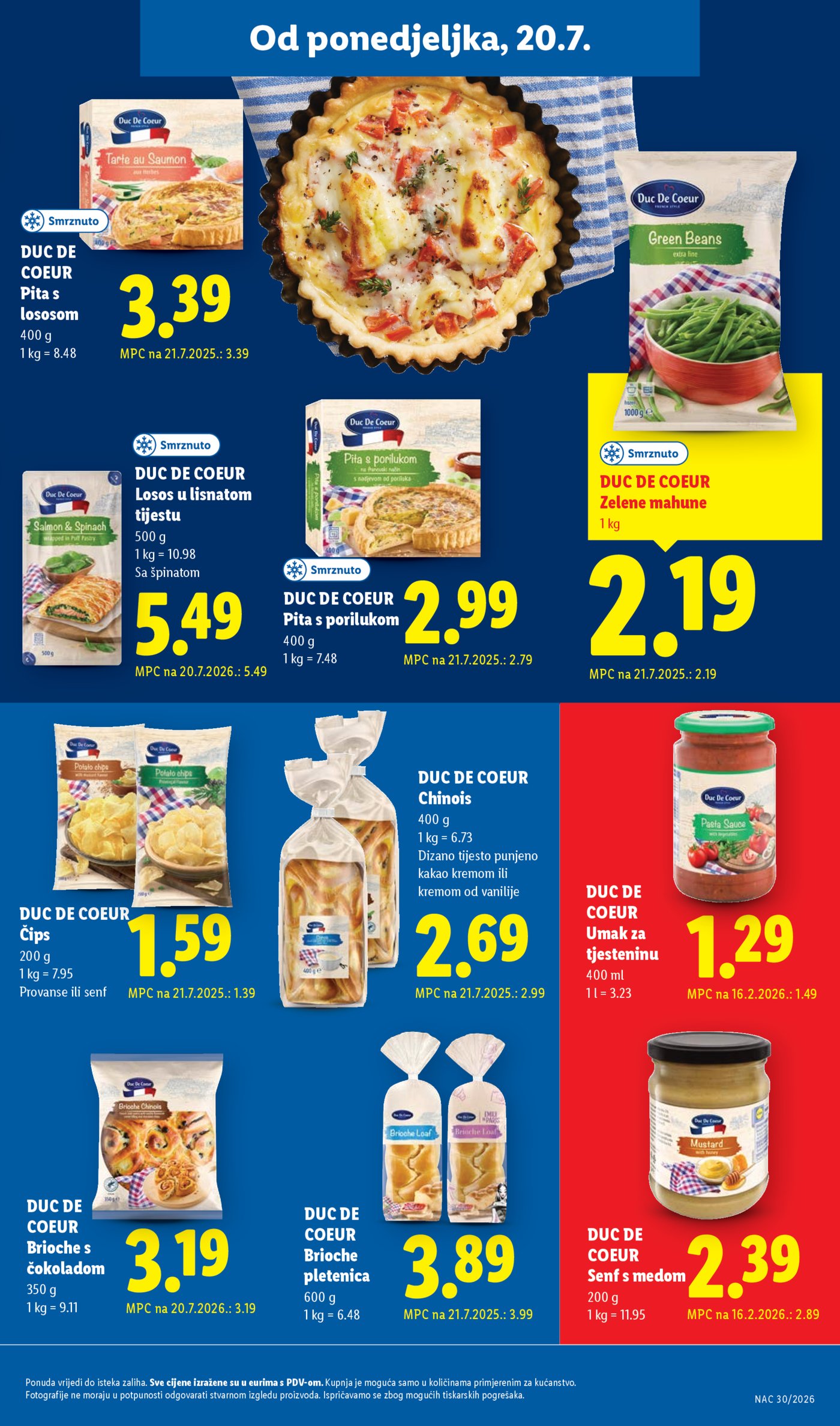 Lidl katalog super ponuda od ponedjeljka 20.07.-26.07.2026.