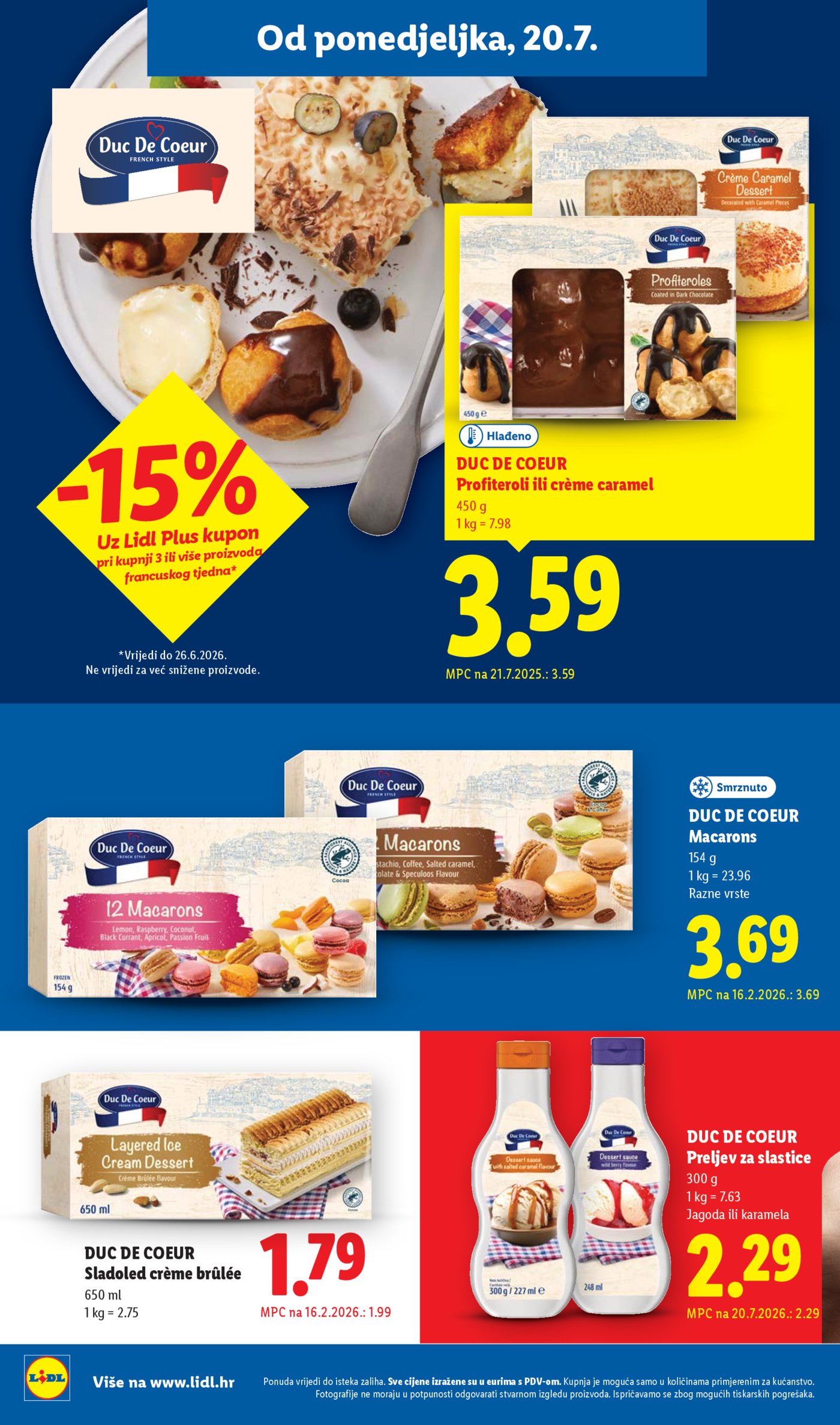 Lidl katalog super ponuda od ponedjeljka 20.07.-26.07.2026.