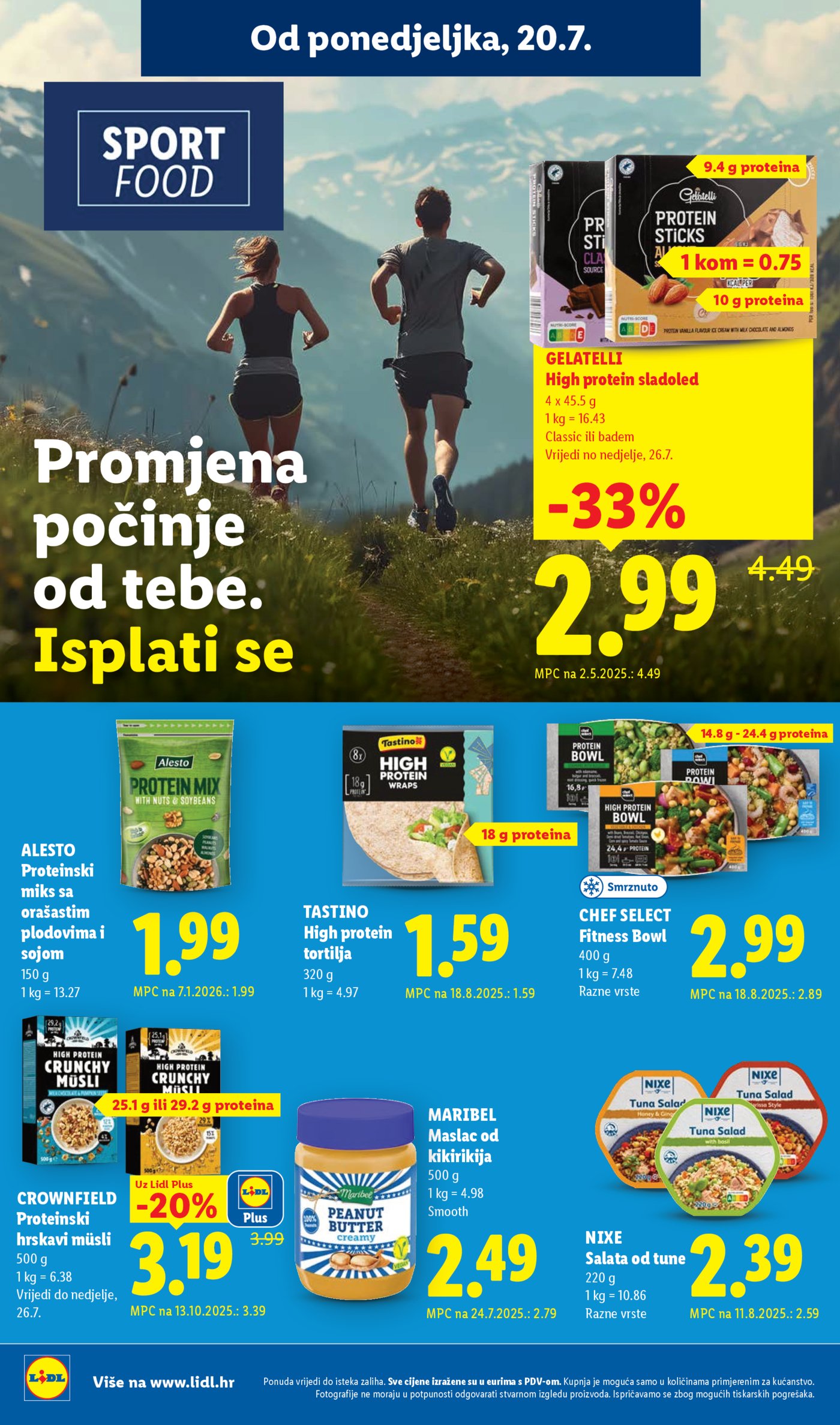 Lidl katalog super ponuda od ponedjeljka 20.07.-26.07.2026.
