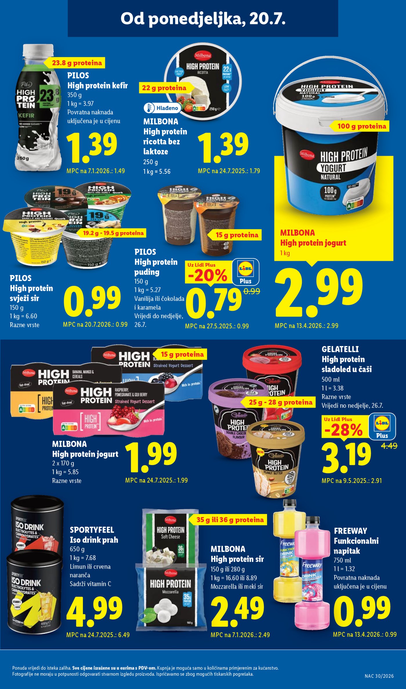 Lidl katalog super ponuda od ponedjeljka 20.07.-26.07.2026.