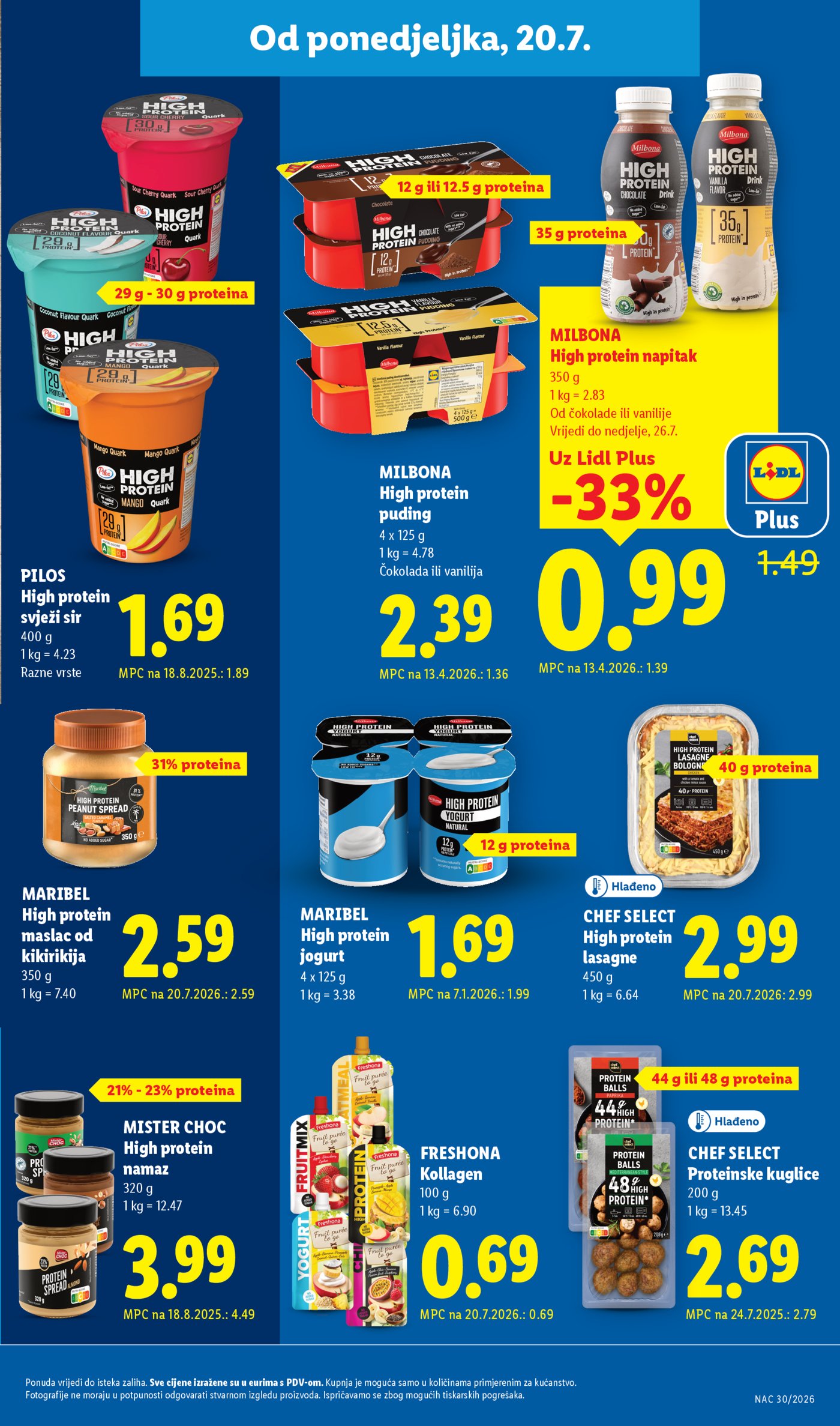 Lidl katalog super ponuda od ponedjeljka 20.07.-26.07.2026.
