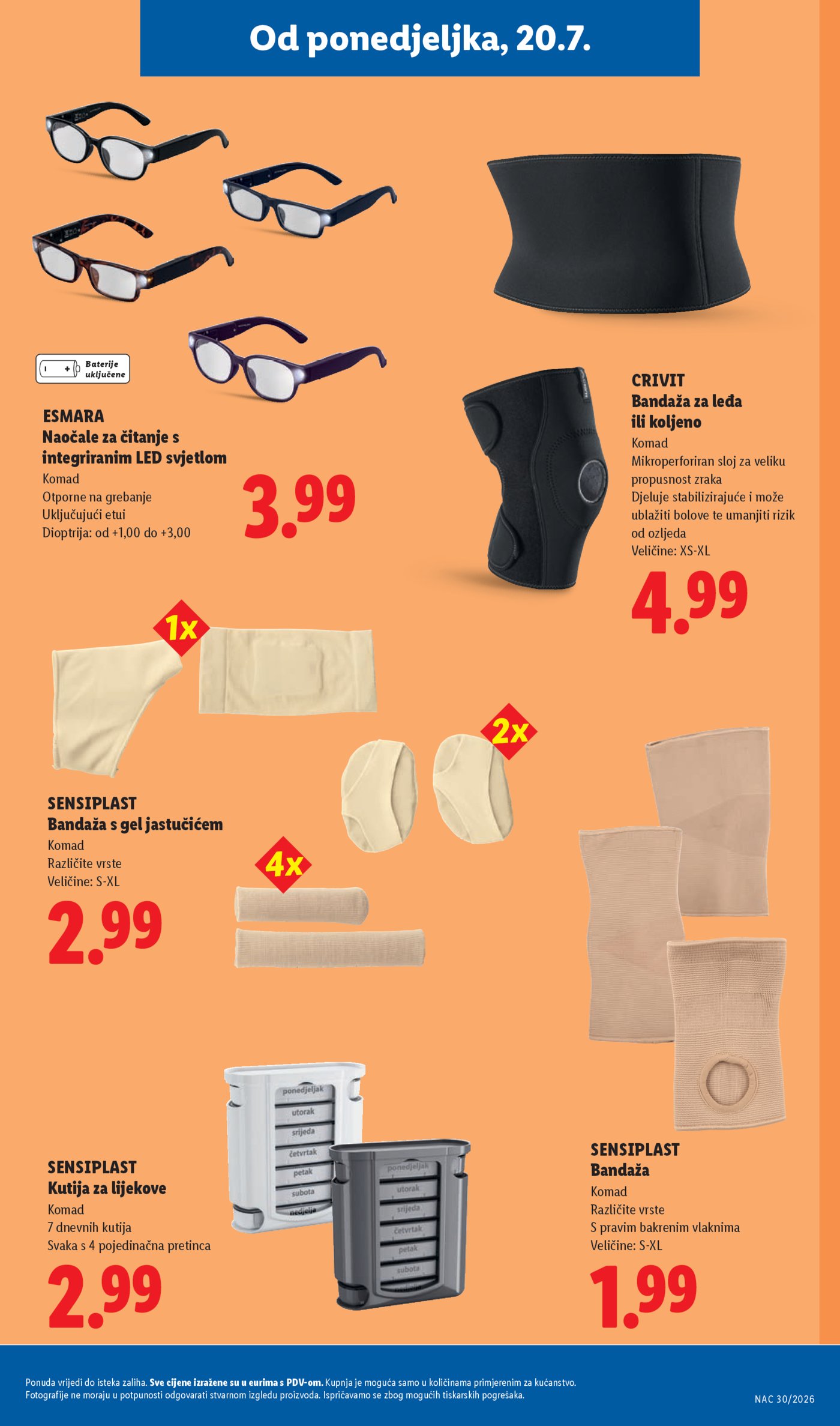 Lidl katalog super ponuda od ponedjeljka 20.07.-26.07.2026.