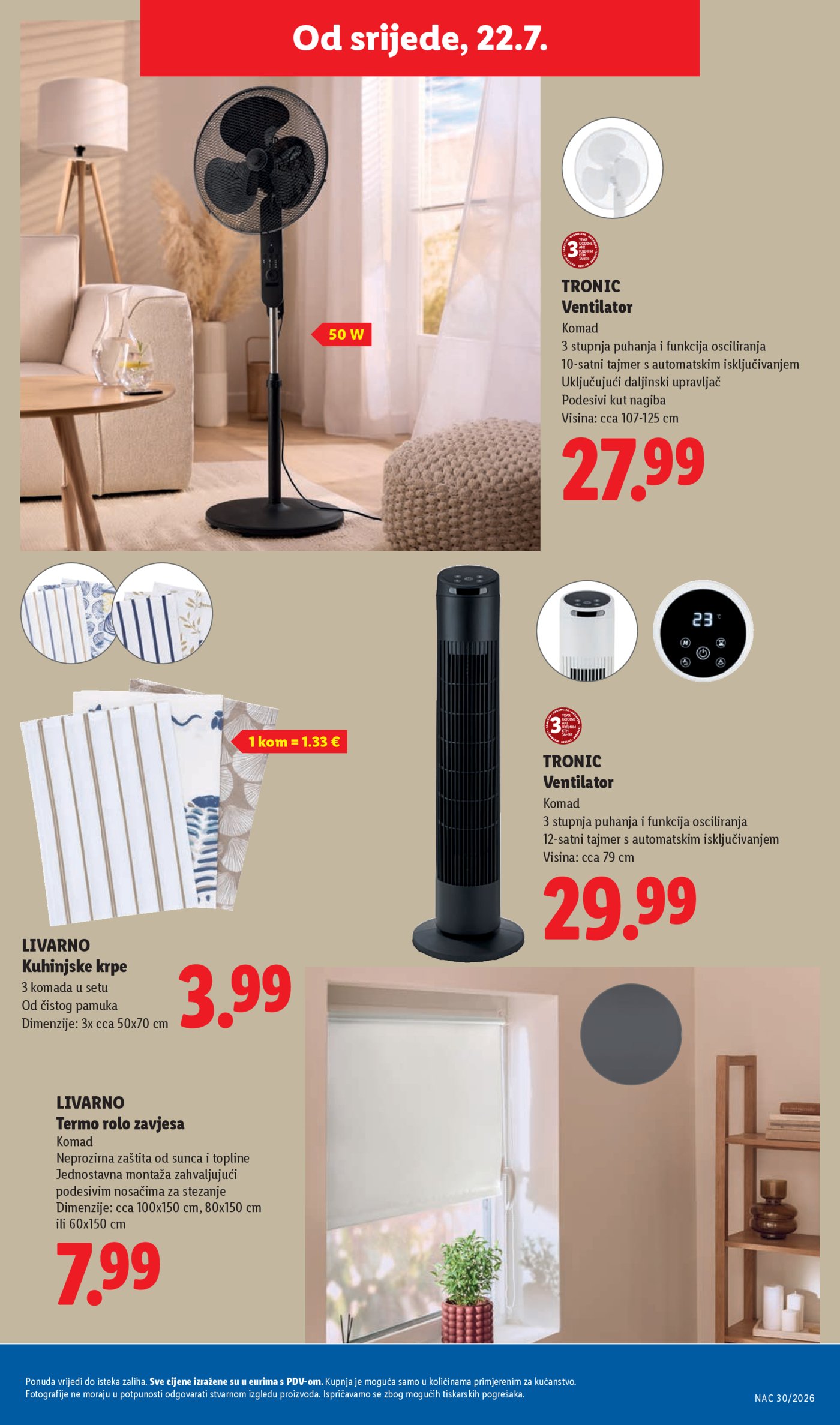 Lidl katalog super ponuda od ponedjeljka 20.07.-26.07.2026.