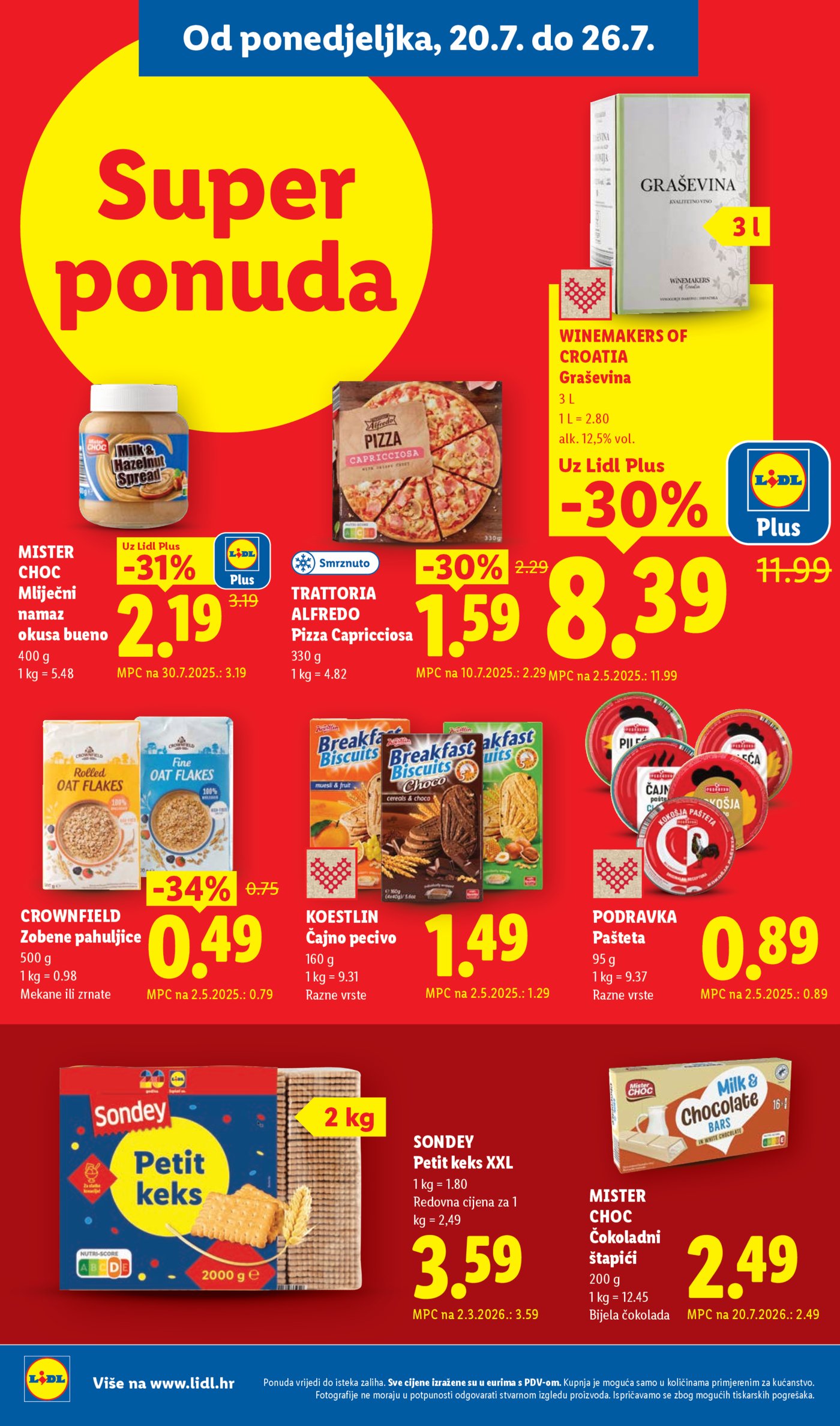 Lidl katalog super ponuda od ponedjeljka 20.07.-26.07.2026.