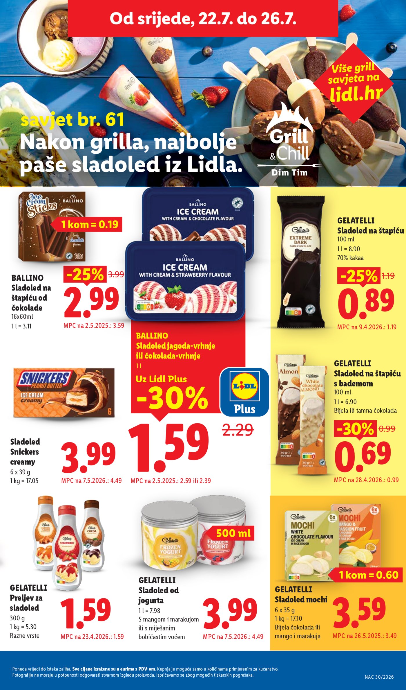 Lidl katalog super ponuda od ponedjeljka 20.07.-26.07.2026.