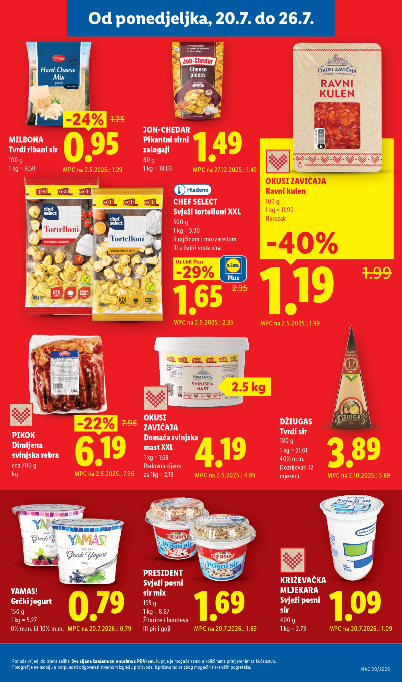 Lidl katalog super ponuda od ponedjeljka 20.07.-26.07.2026.