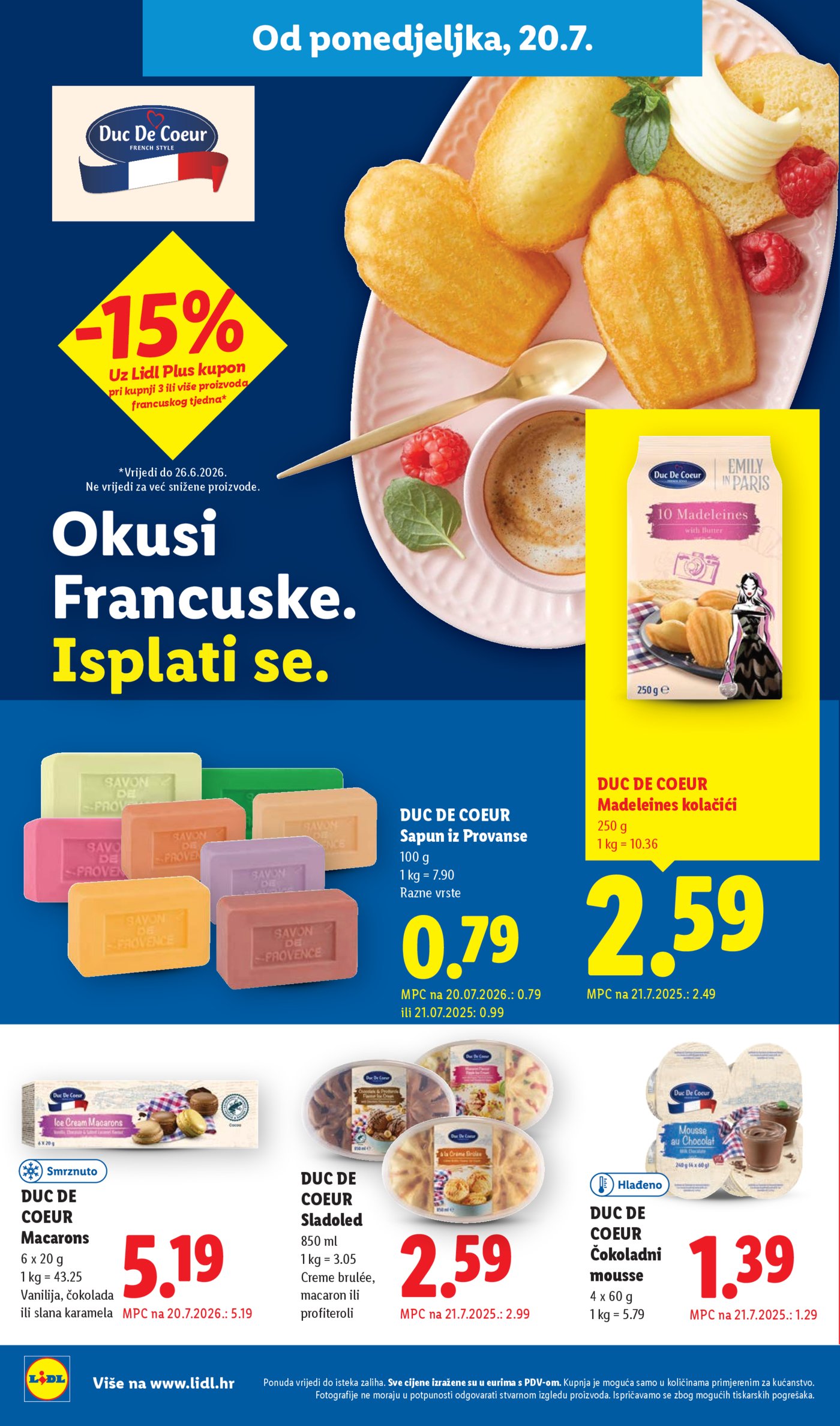 Lidl katalog super ponuda od ponedjeljka 20.07.-26.07.2026.