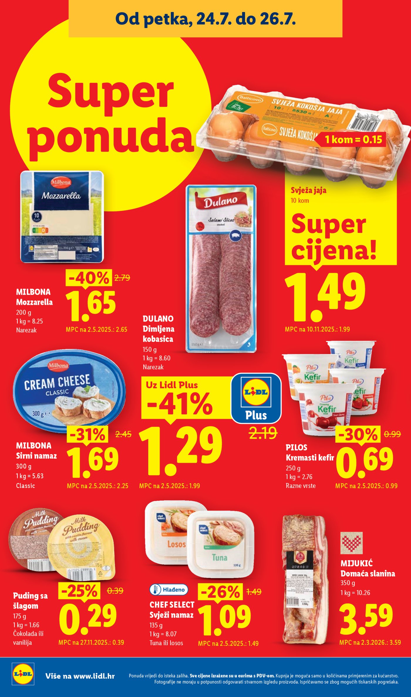 Lidl katalog super ponuda od ponedjeljka 20.07.-26.07.2026.