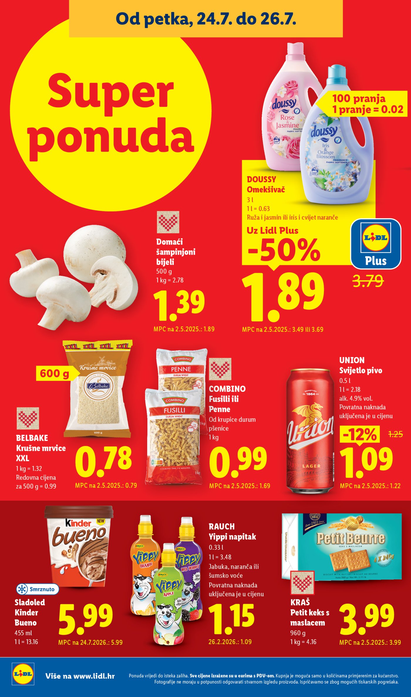 Lidl katalog super ponuda od ponedjeljka 20.07.-26.07.2026.