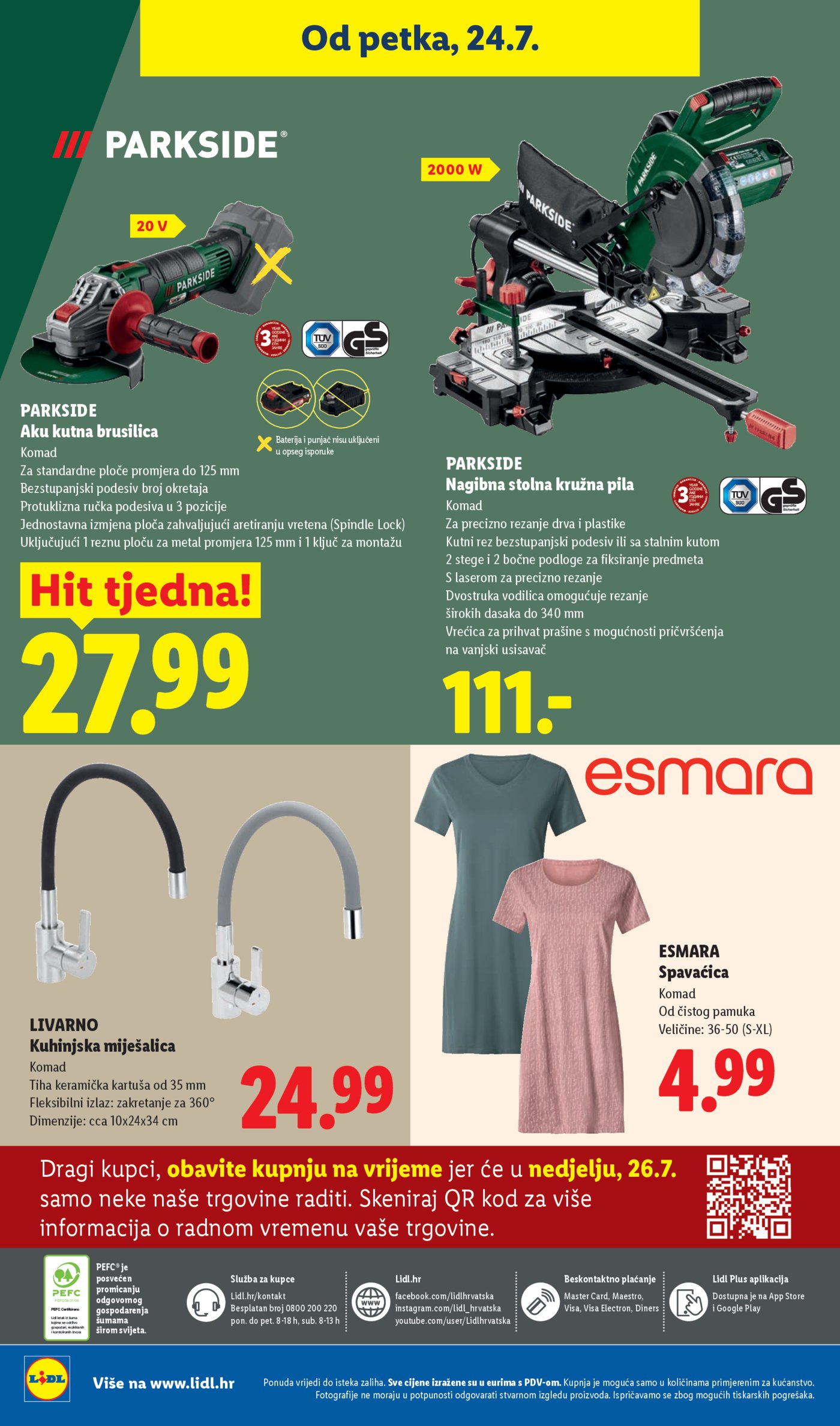 Lidl katalog super ponuda od ponedjeljka 20.07.-26.07.2026.