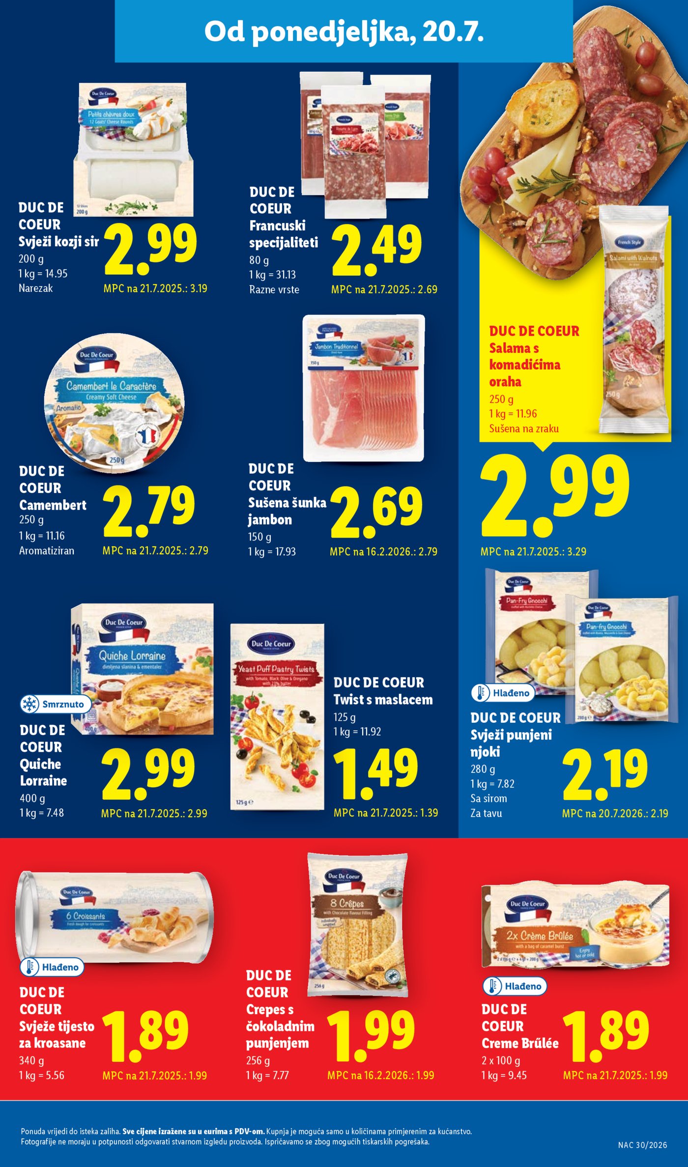 Lidl katalog super ponuda od ponedjeljka 20.07.-26.07.2026.