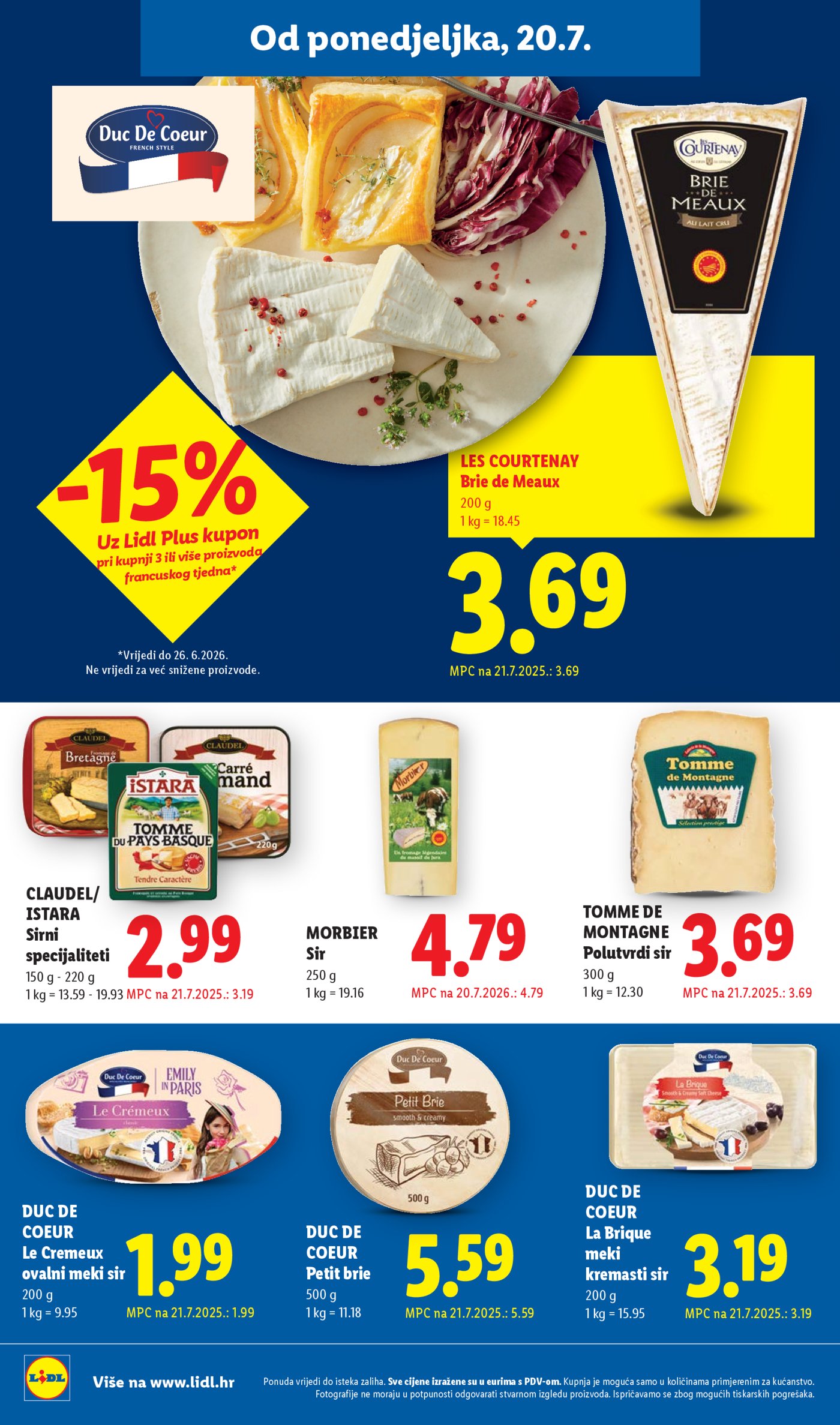 Lidl katalog super ponuda od ponedjeljka 20.07.-26.07.2026.