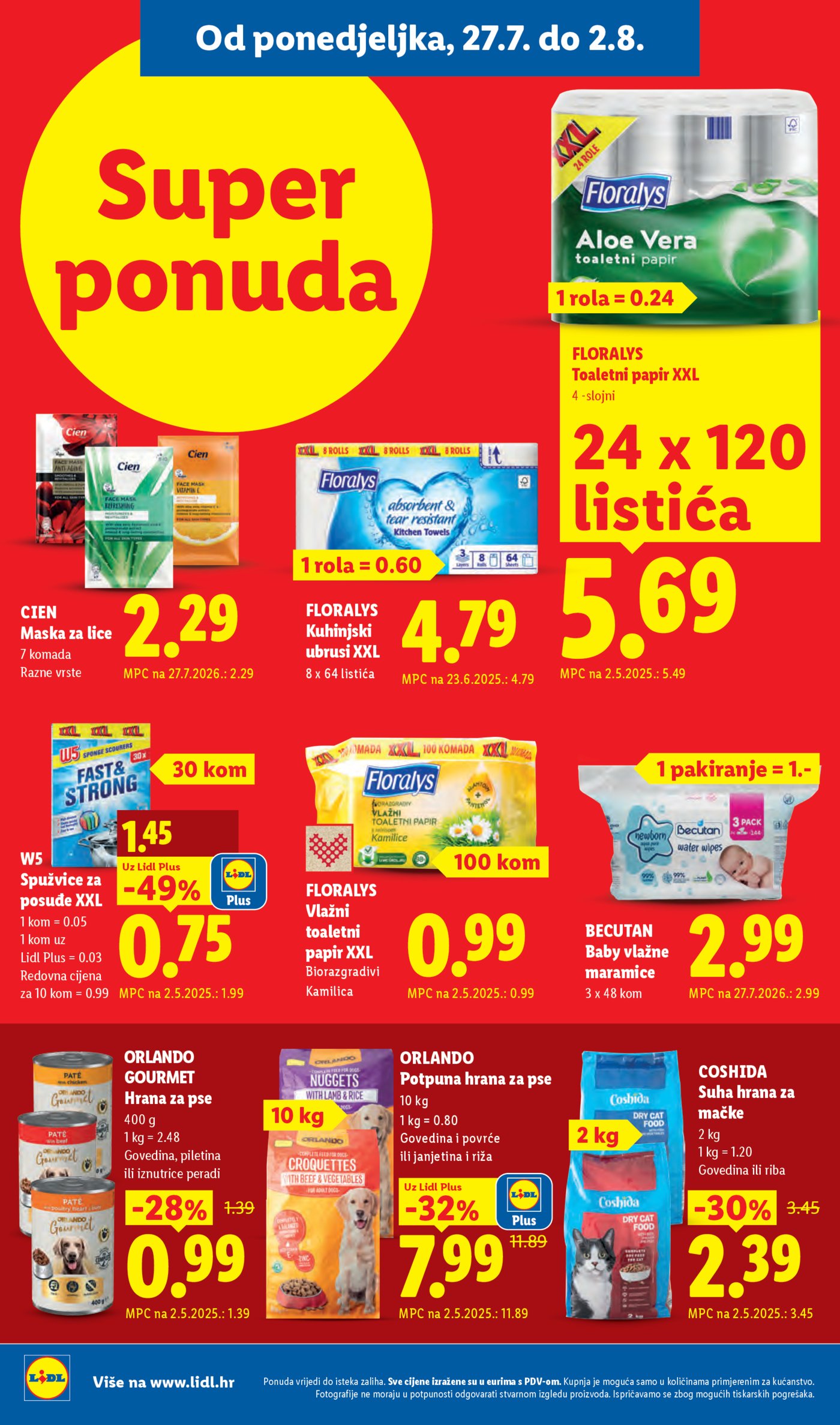 Lidl katatalog Super ponuda 27.07.-02.08.2026.