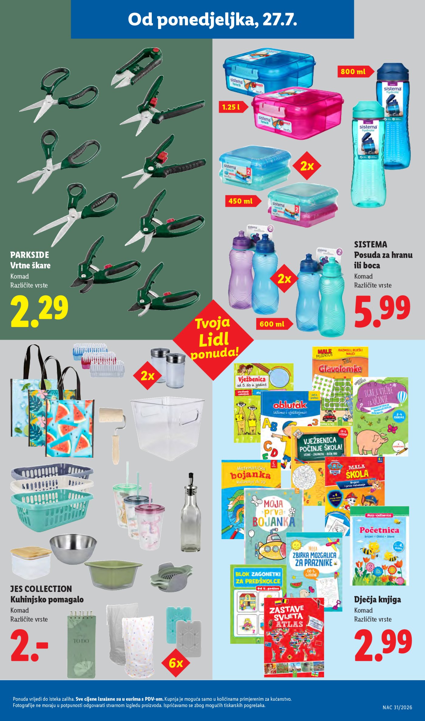 Lidl katatalog Super ponuda 27.07.-02.08.2026.
