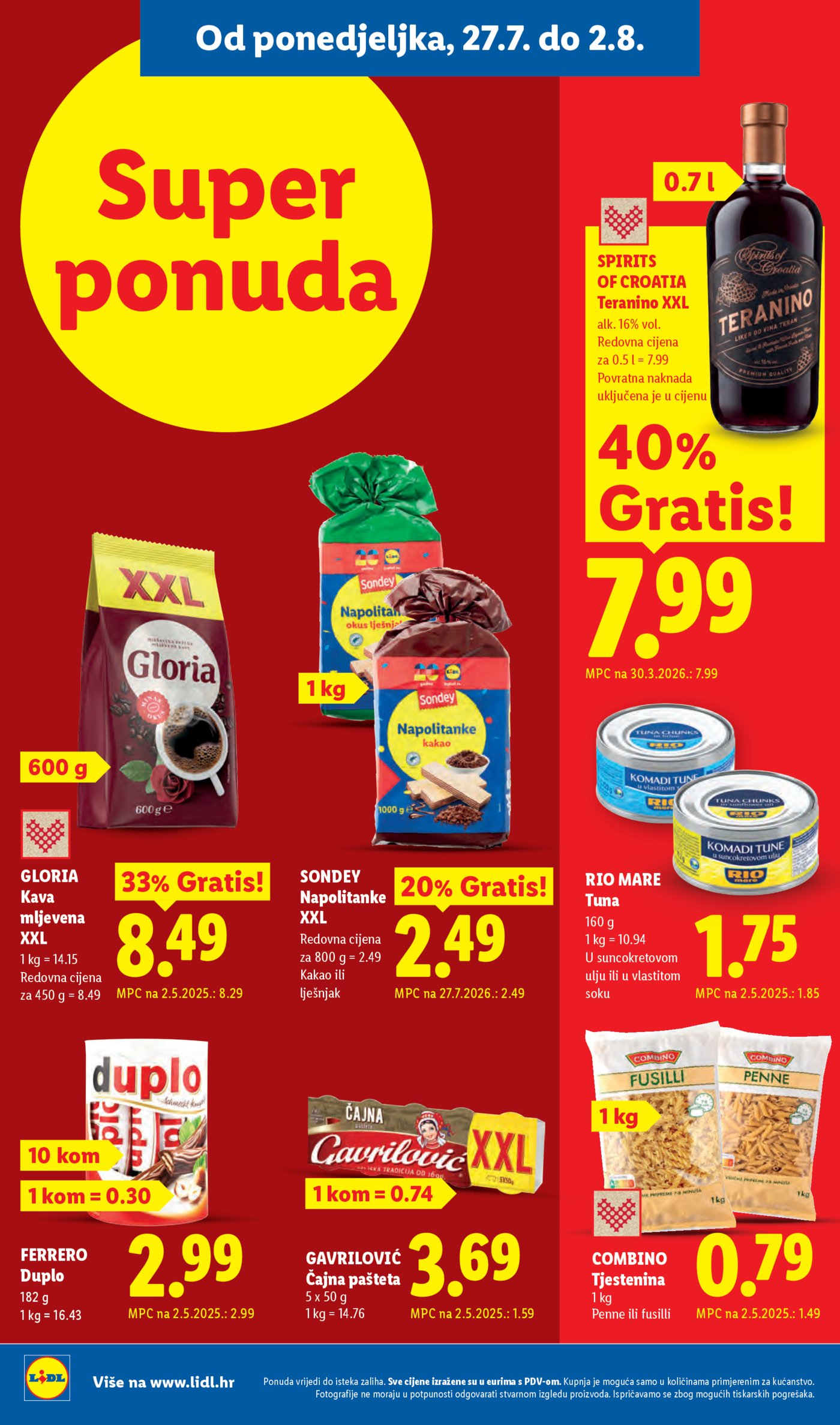 Lidl katatalog Super ponuda 27.07.-02.08.2026.