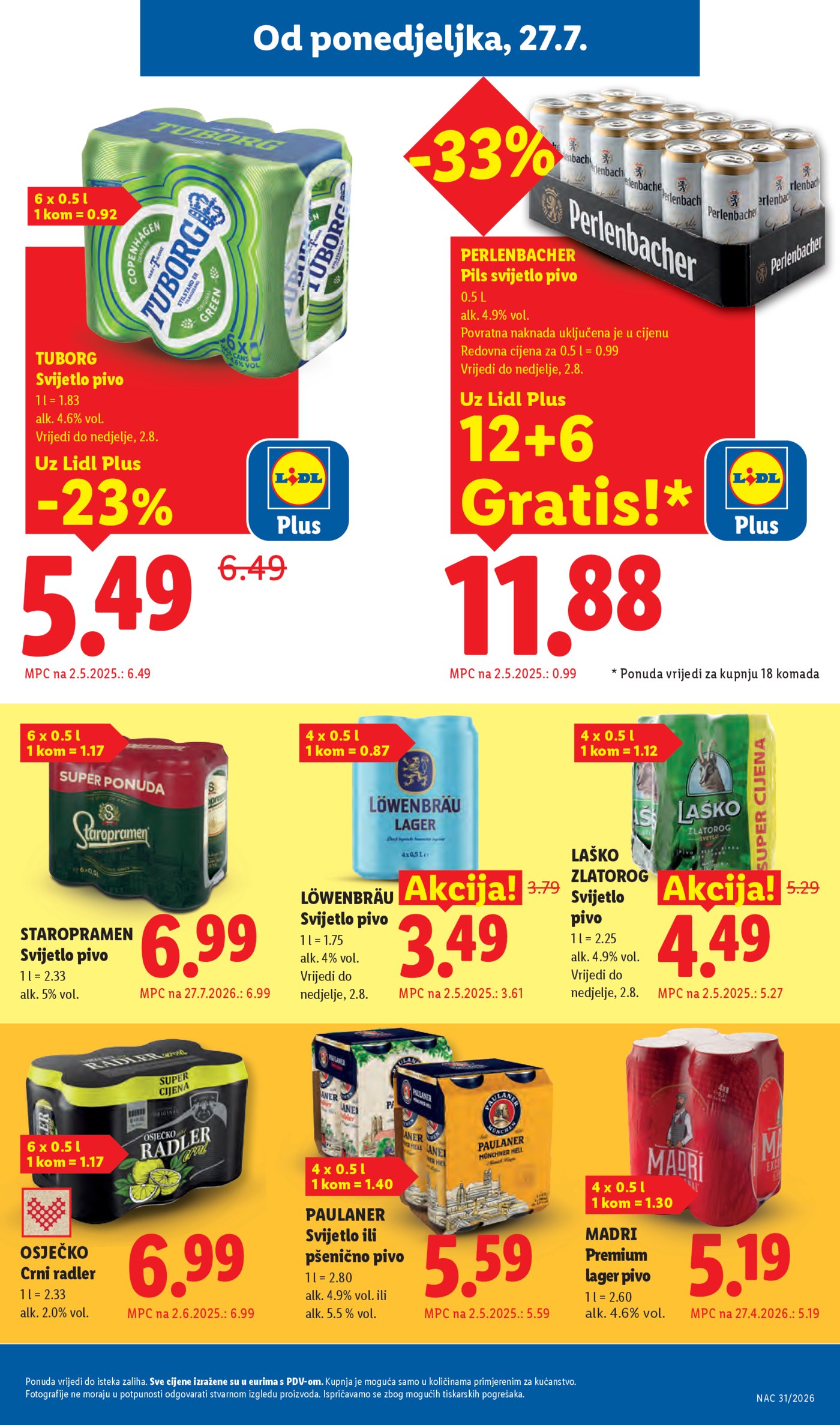 Lidl katatalog Super ponuda 27.07.-02.08.2026.