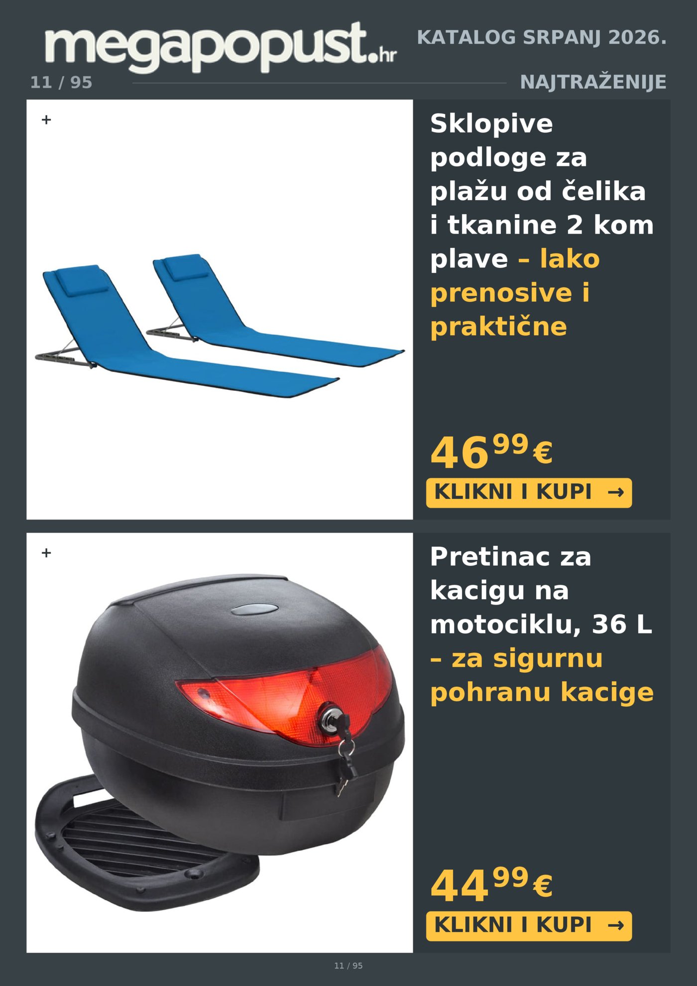 Megapopust.hr katalog Srpanj/Kolovoz 2026