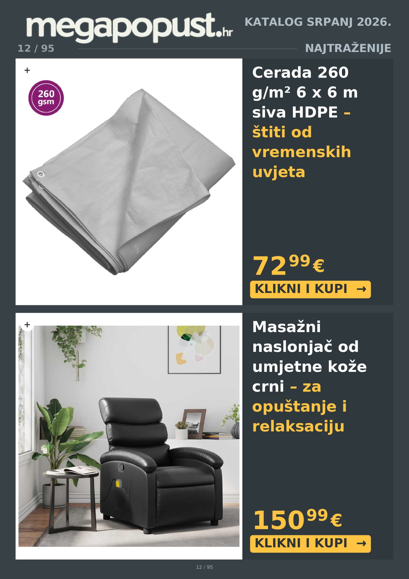 Megapopust.hr katalog Srpanj/Kolovoz 2026