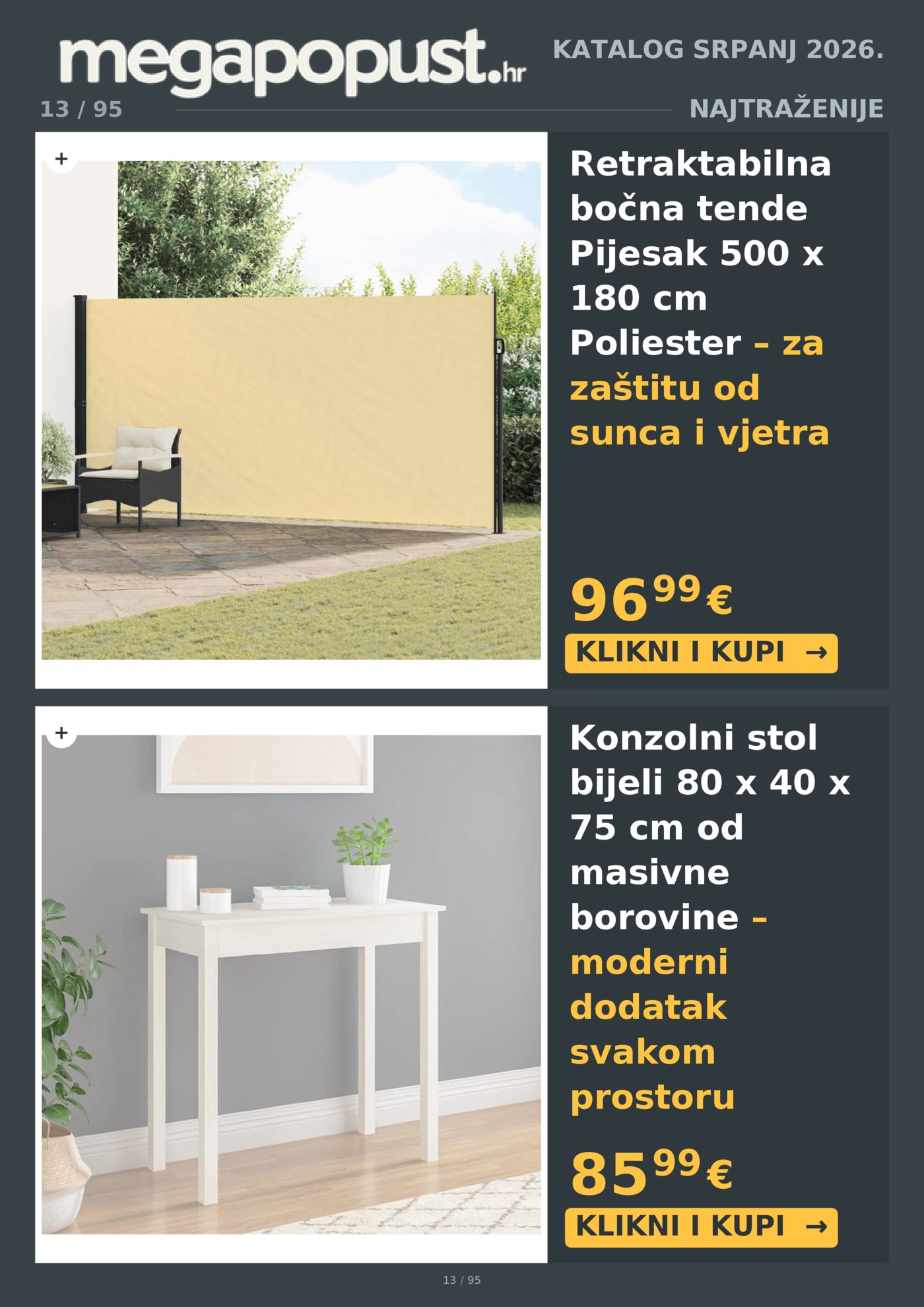Megapopust.hr katalog Srpanj/Kolovoz 2026