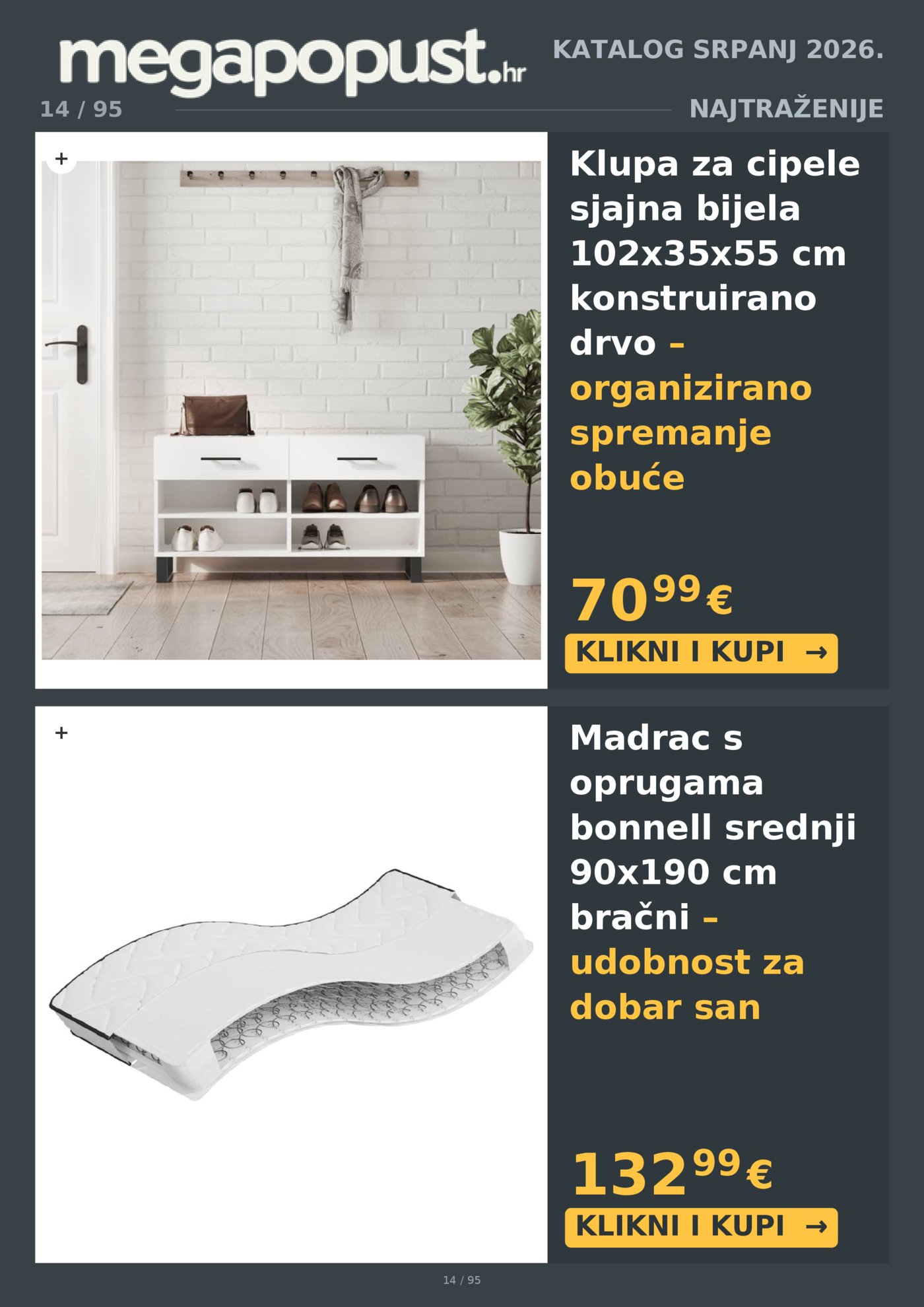 Megapopust.hr katalog Srpanj/Kolovoz 2026
