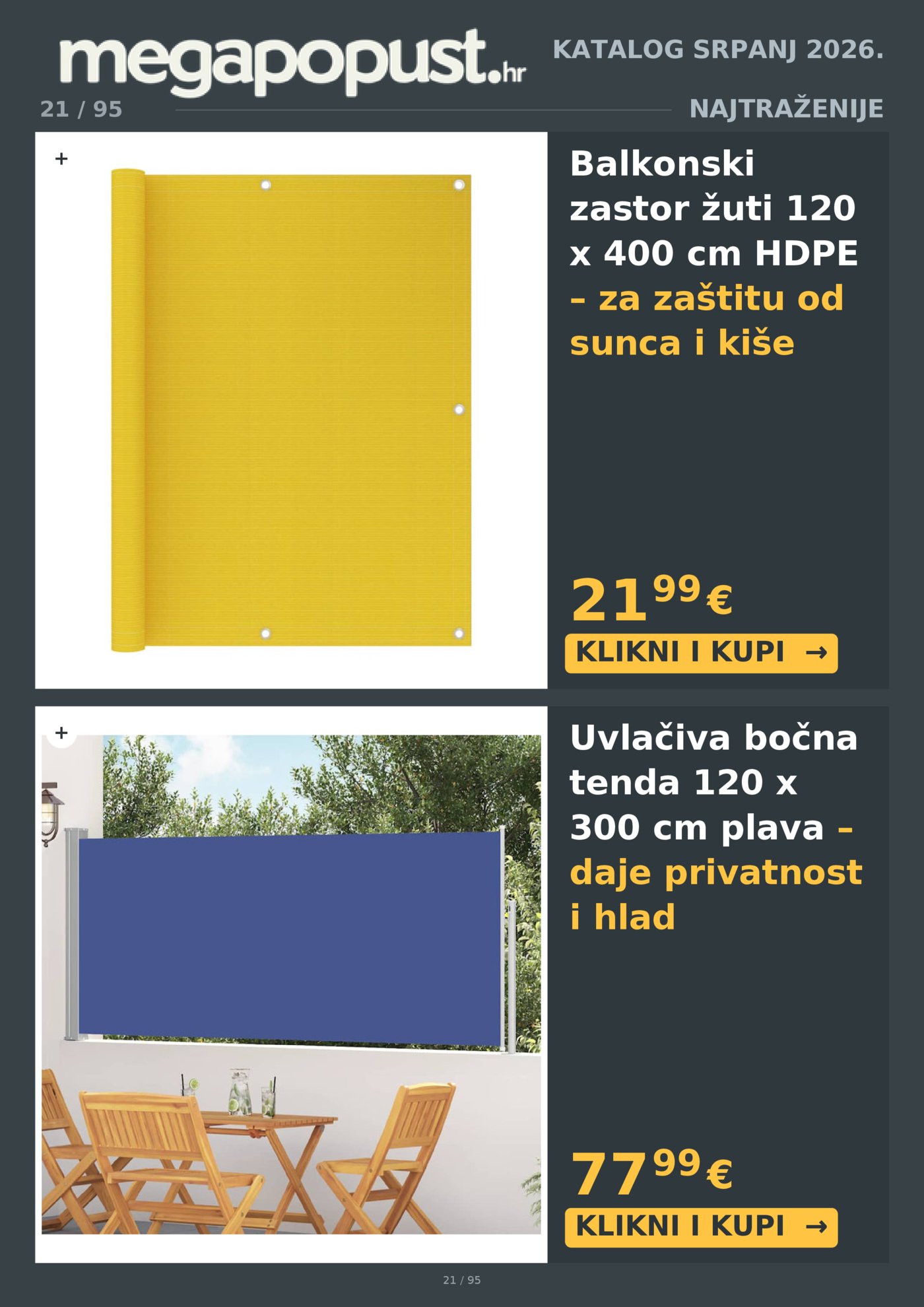 Megapopust.hr katalog Srpanj/Kolovoz 2026