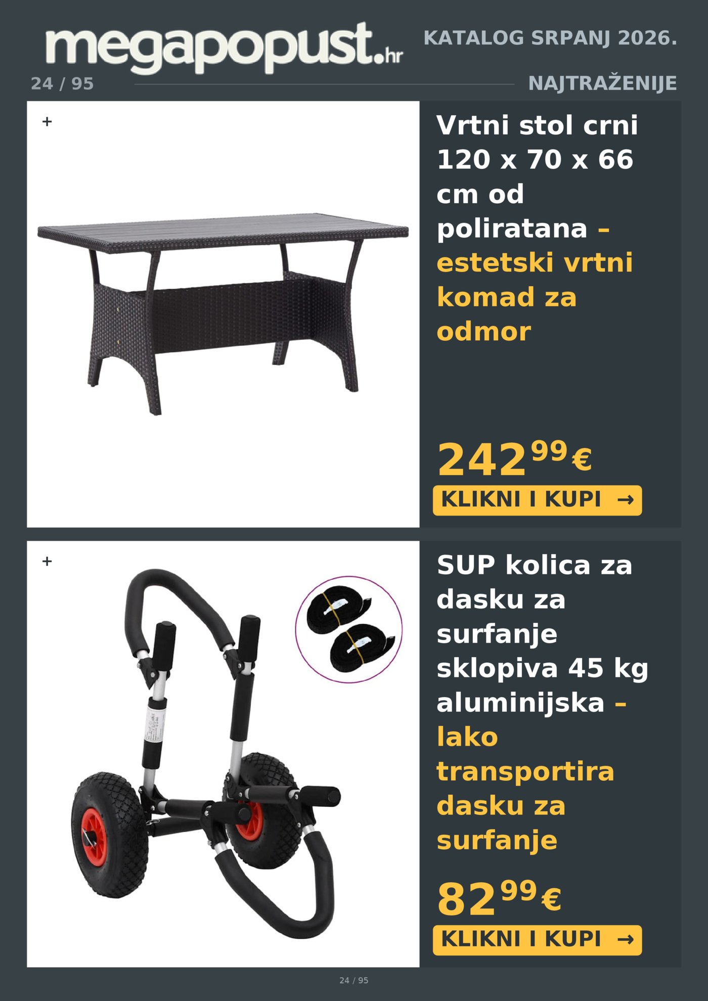 Megapopust.hr katalog Srpanj/Kolovoz 2026