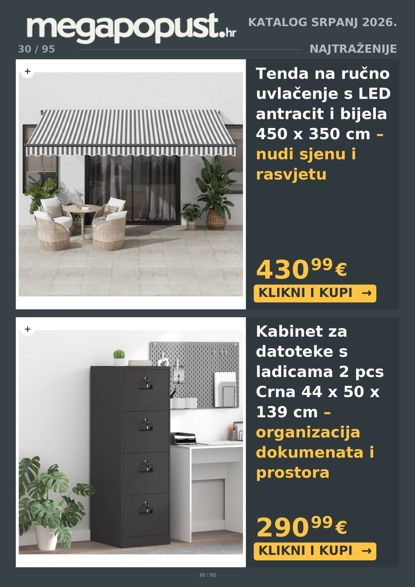 Megapopust.hr katalog Srpanj/Kolovoz 2026