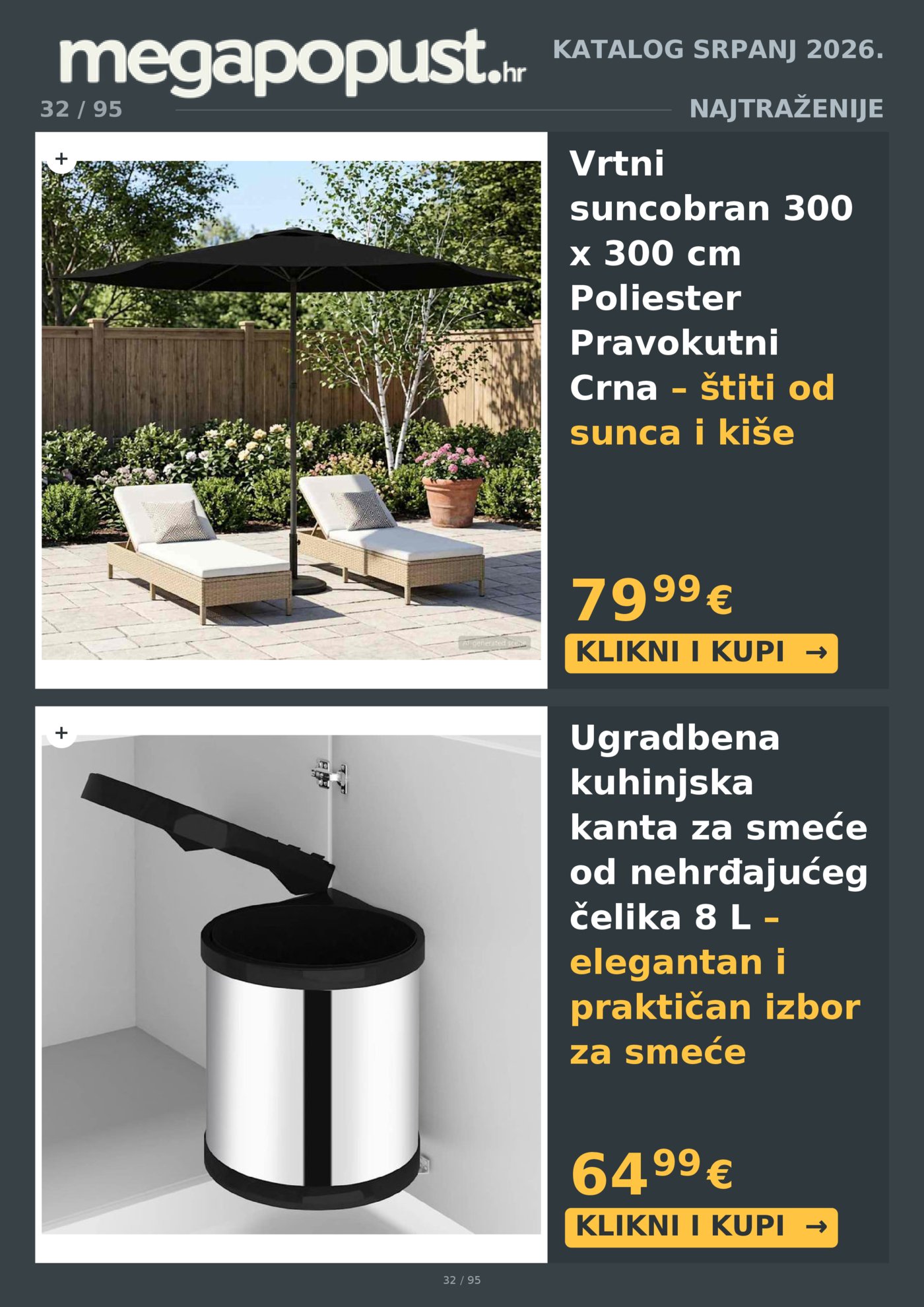Megapopust.hr katalog Srpanj/Kolovoz 2026