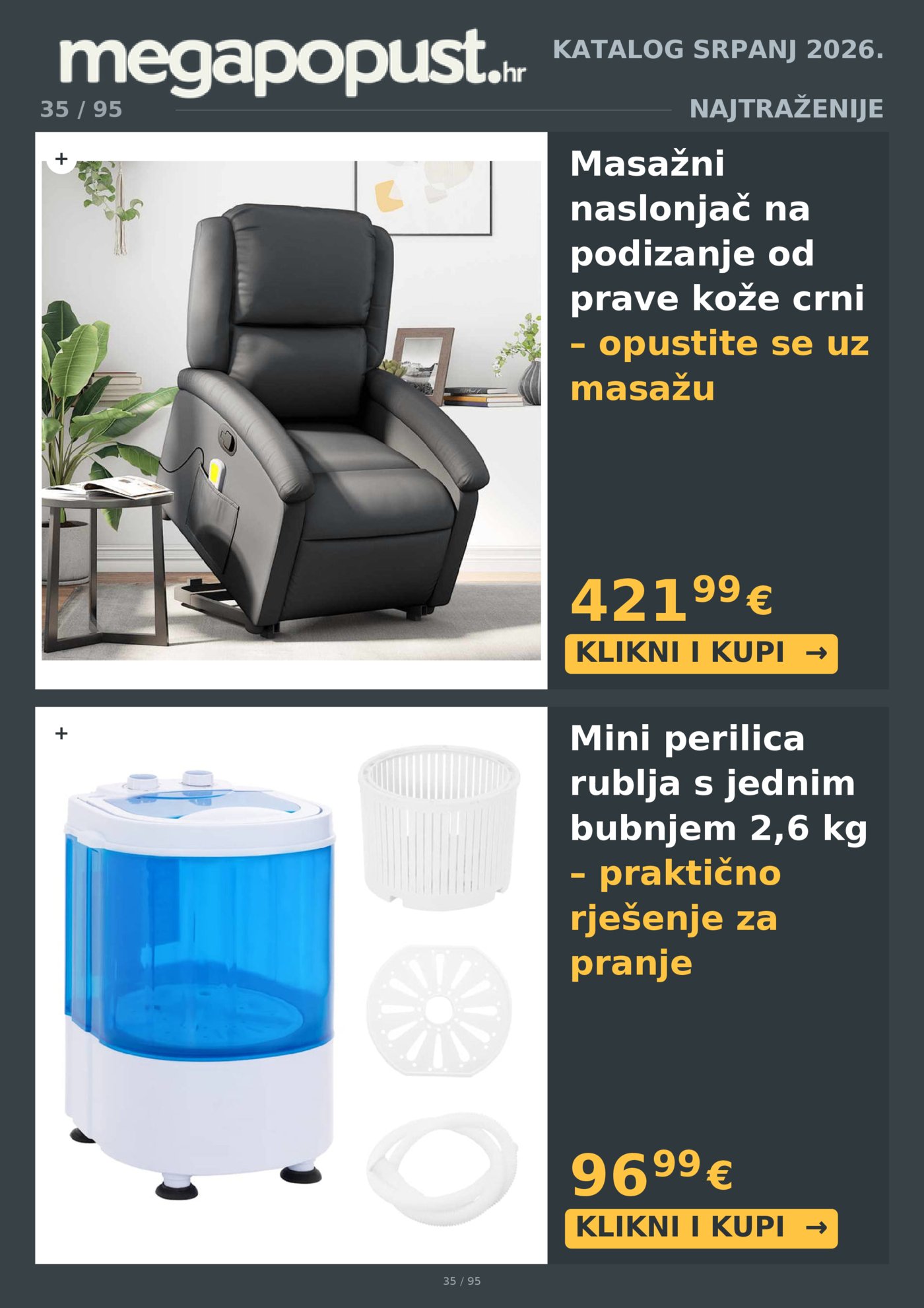 Megapopust.hr katalog Srpanj/Kolovoz 2026