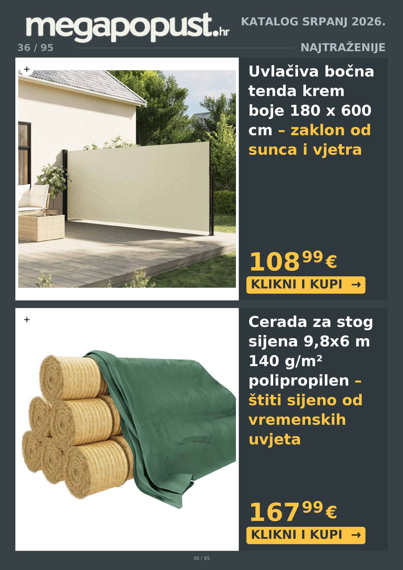 Megapopust.hr katalog Srpanj/Kolovoz 2026
