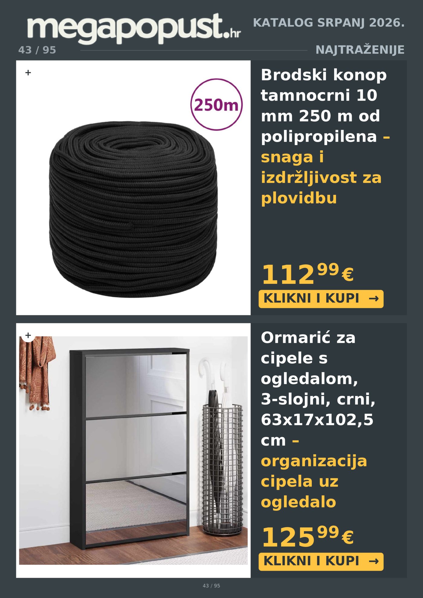 Megapopust.hr katalog Srpanj/Kolovoz 2026