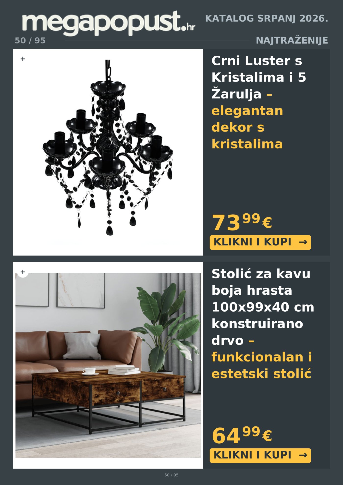 Megapopust.hr katalog Srpanj/Kolovoz 2026