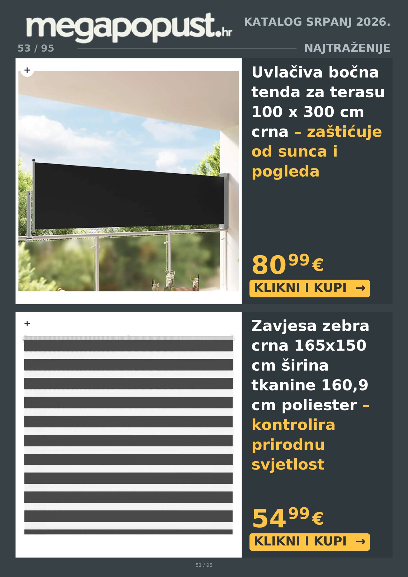 Megapopust.hr katalog Srpanj/Kolovoz 2026