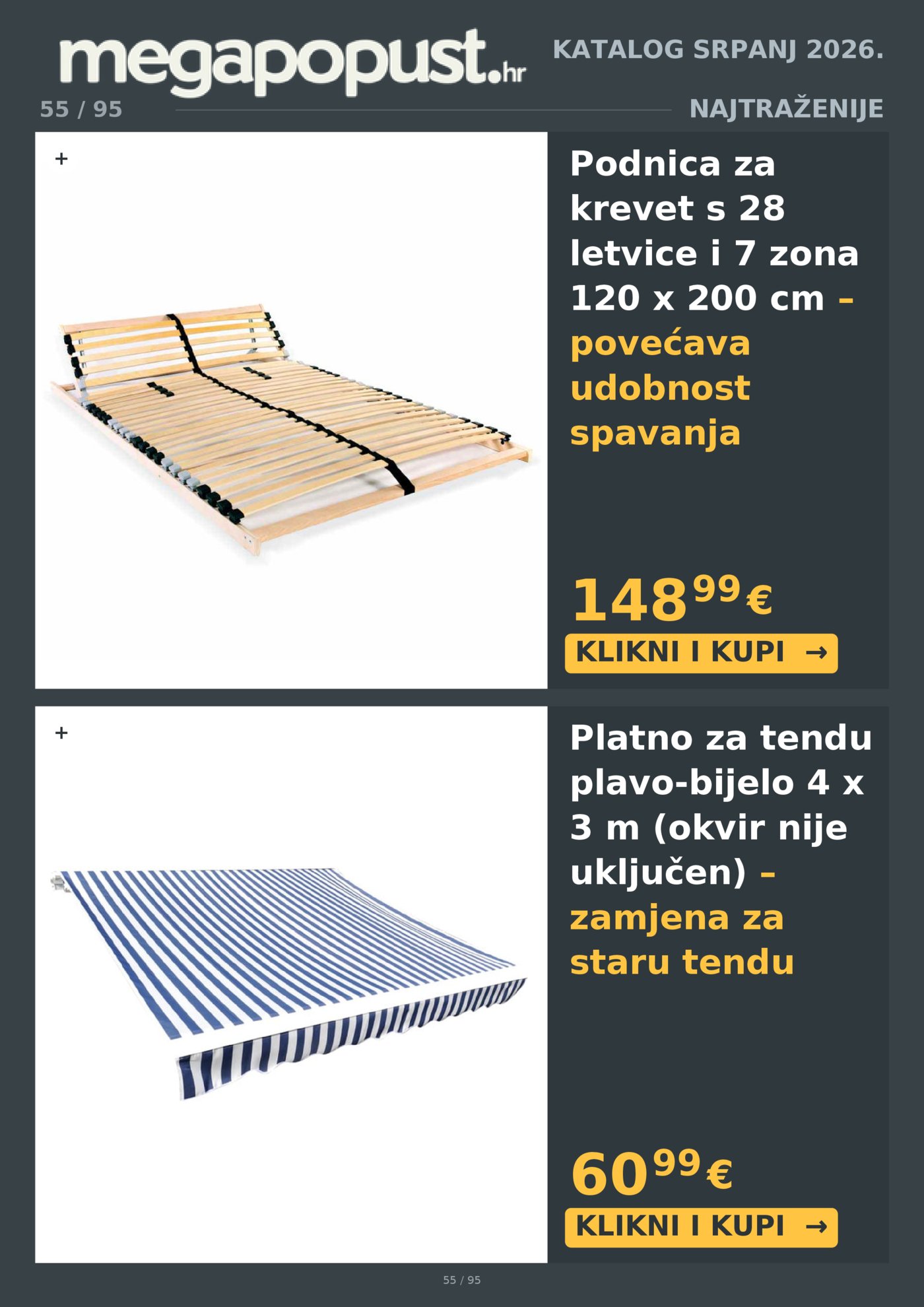 Megapopust.hr katalog Srpanj/Kolovoz 2026