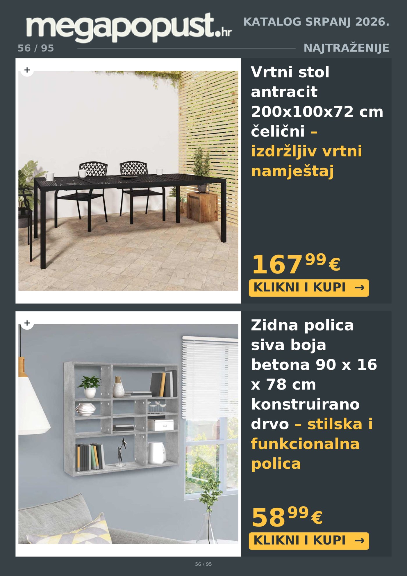 Megapopust.hr katalog Srpanj/Kolovoz 2026