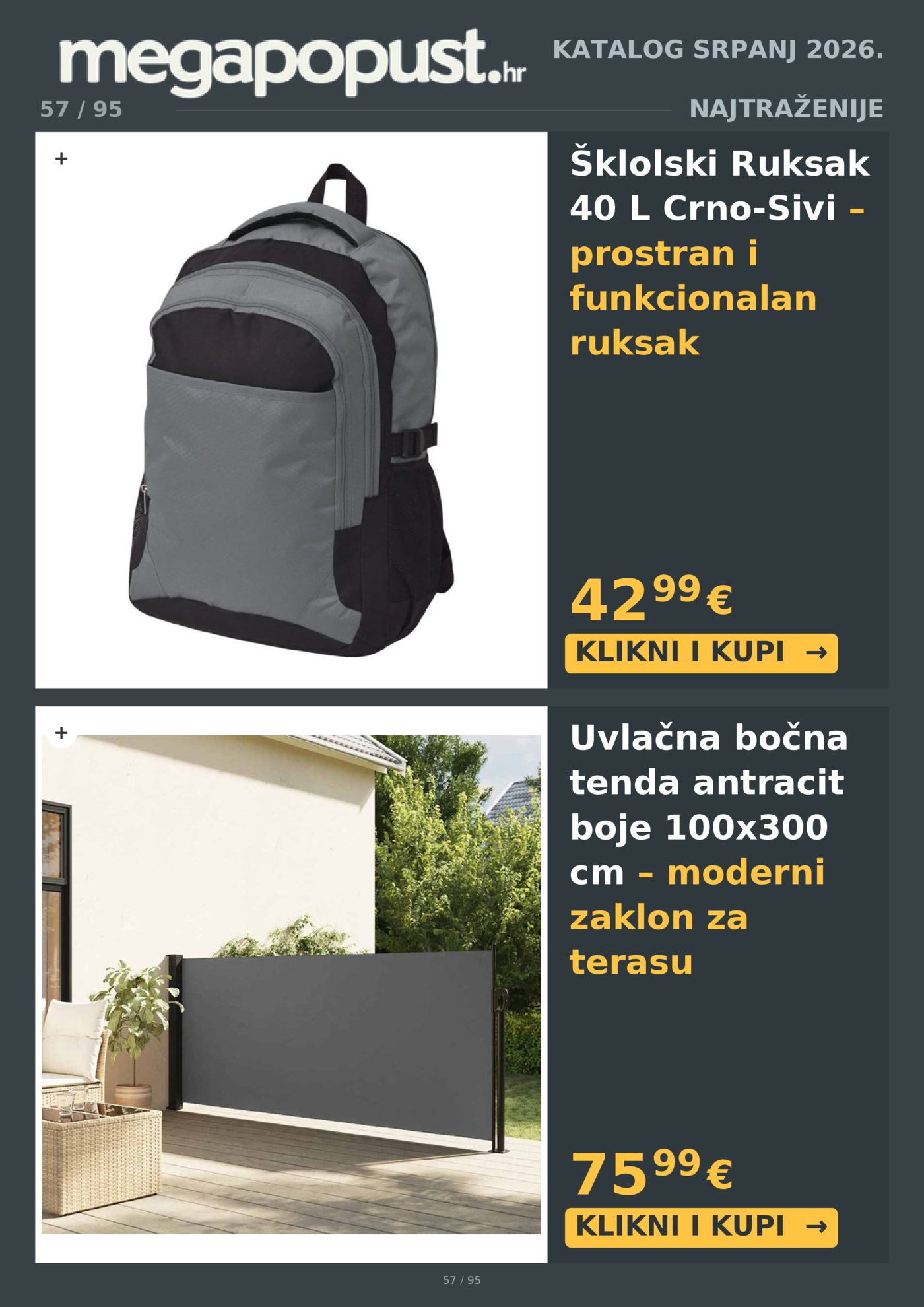 Megapopust.hr katalog Srpanj/Kolovoz 2026