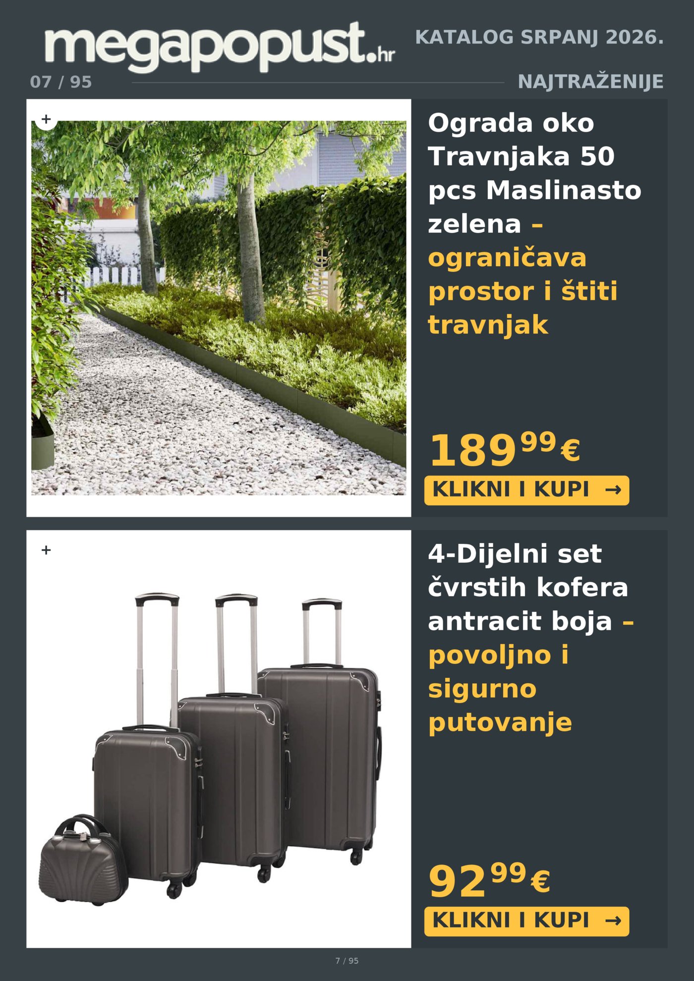 Megapopust.hr katalog Srpanj/Kolovoz 2026