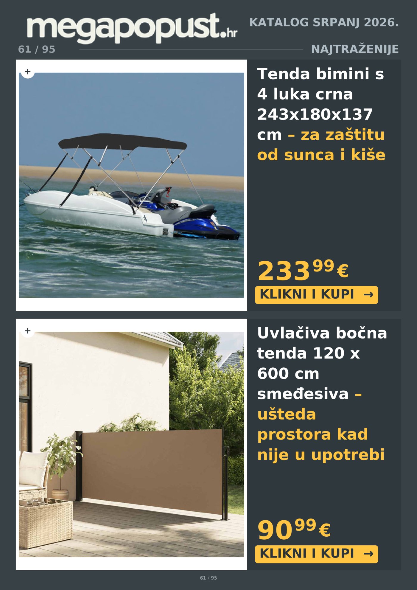 Megapopust.hr katalog Srpanj/Kolovoz 2026